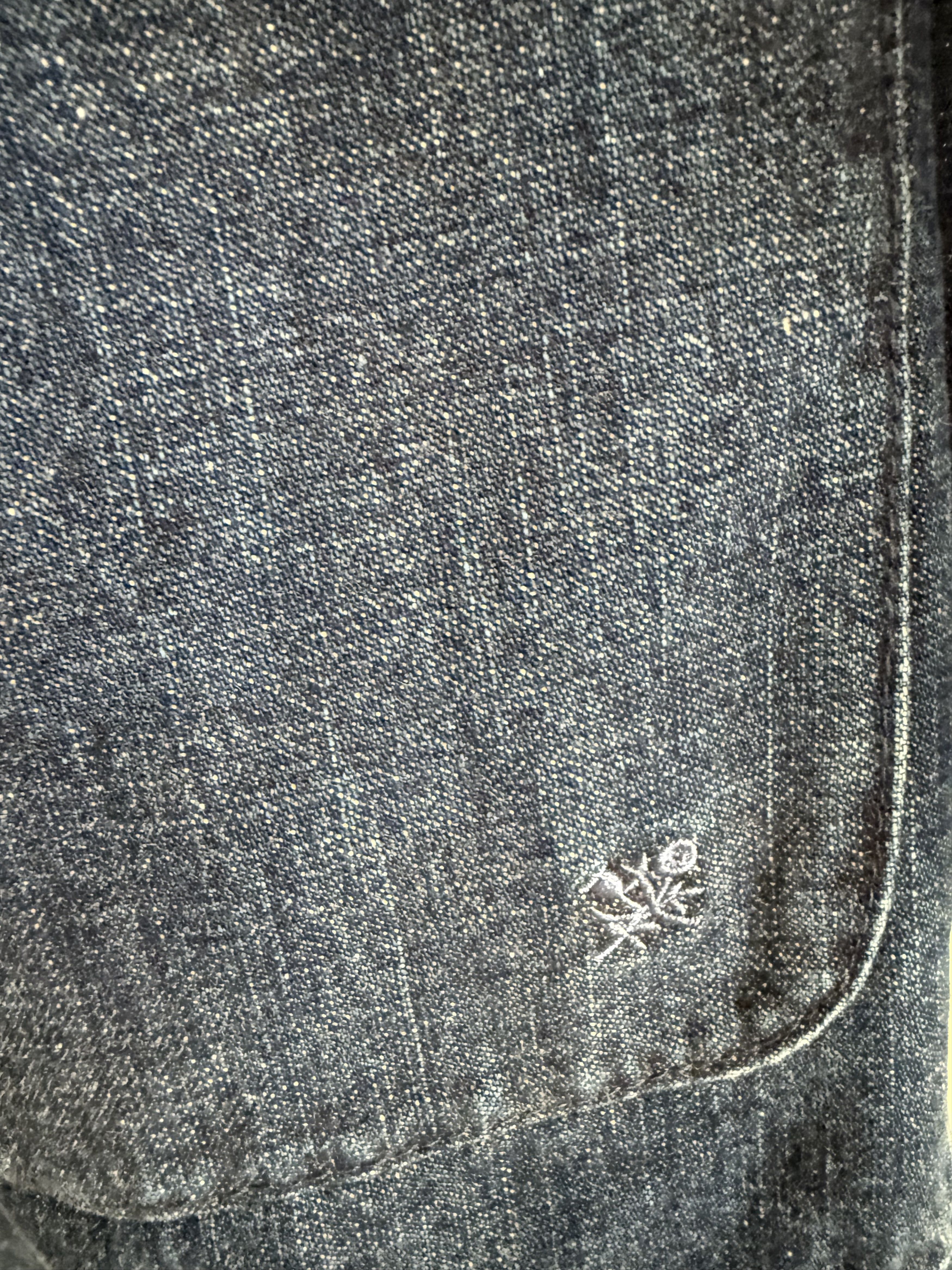 Aime Leon Dore Aime leon dore Collarband denim jacket Navy size LARGE Size US L / EU 52-54 / 3 - 3 Thumbnail