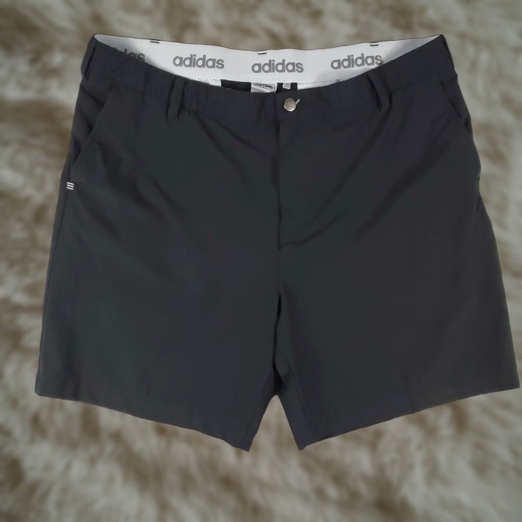 Adidas Adidas Shorts Mens 40 Black Golf Casual Chino Flat Front Slash Pockets Logo Size US 40 / EU 56 - 1 Thumbnail