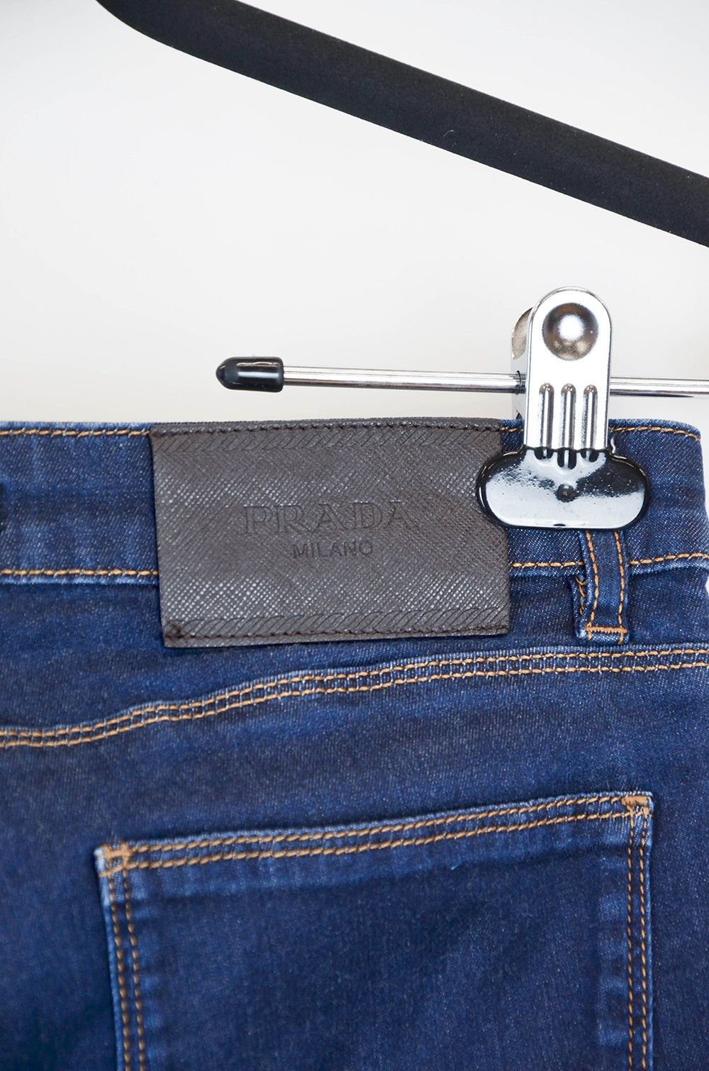 Prada PRADA Jeans Blue Denim Cropped Length - 26 Size 26" / US 2 / IT 38 - 4 Thumbnail