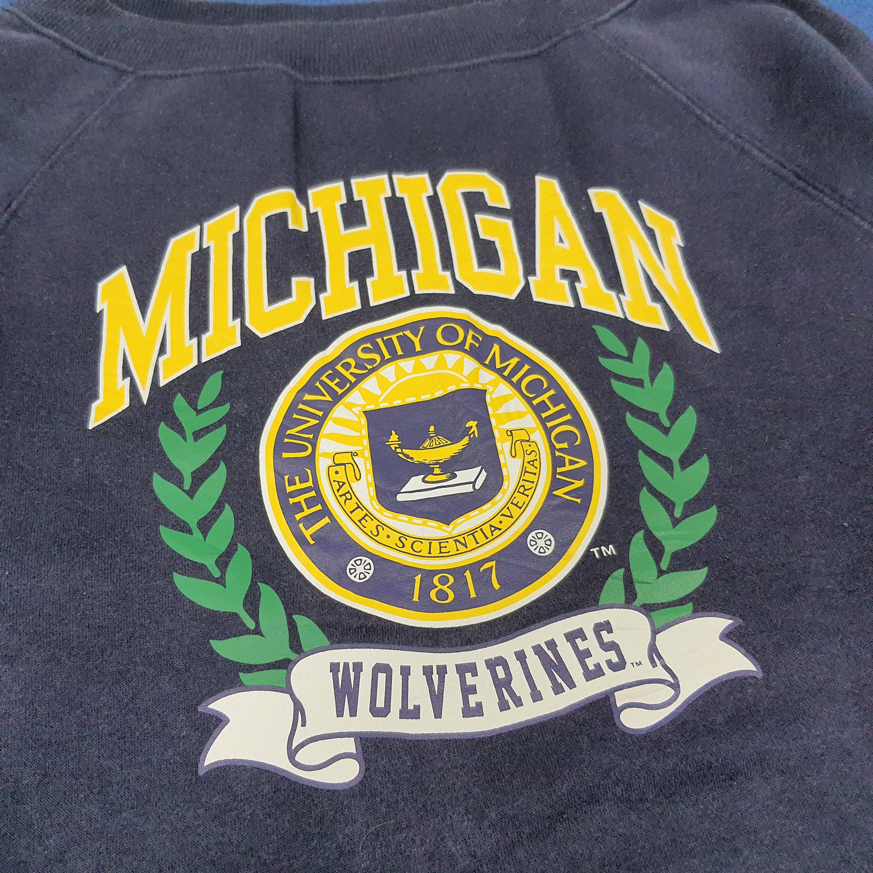 Other Vintage Michigan Wolverines NFL Sweatshirt C237N7 Size XS / US 0-2 / IT 36-38 - 2 Thumbnail