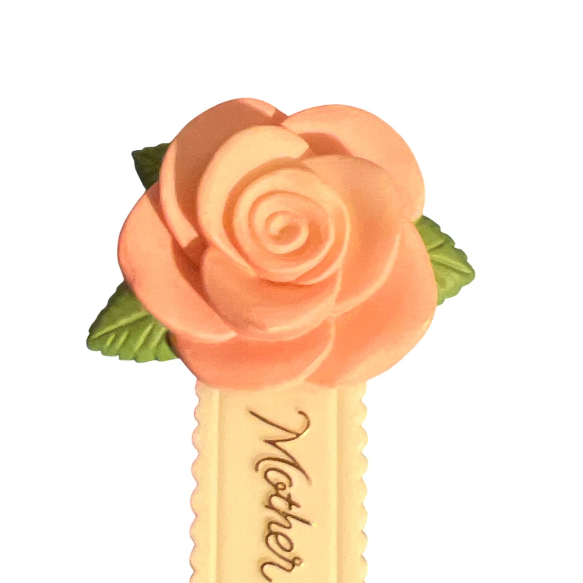 Other Vintage American Greetings Mother Pin Brooch Pink Rose Scrip Size ONE SIZE - 2 Thumbnail
