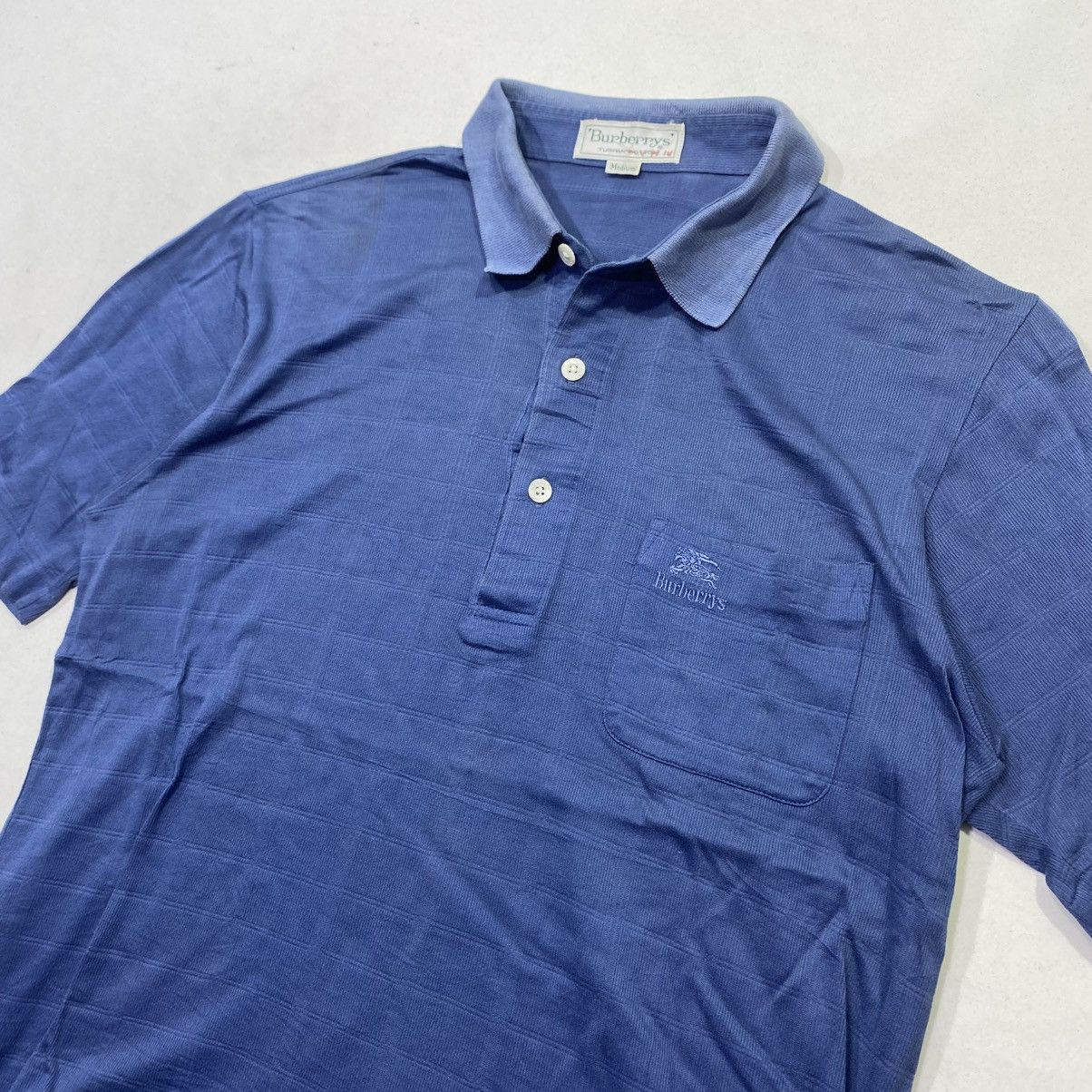 Burberry Burberrys Vintage Polo Shirt Size US M / EU 48-50 / 2 - 2 Thumbnail