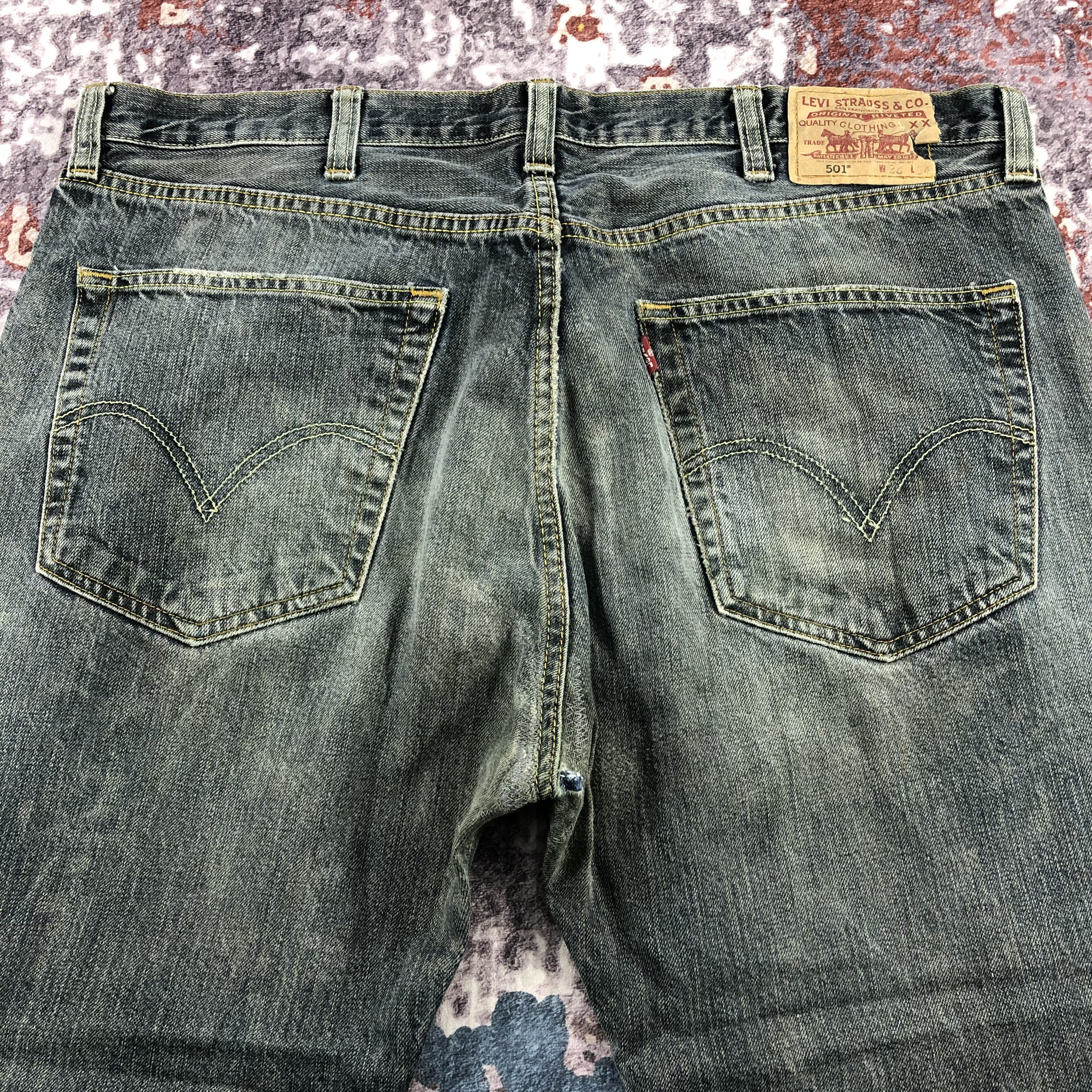 Levi's × Vintage Vintage Levis 501 Black Jeans-JM2352 Size US 41 - 5 Thumbnail