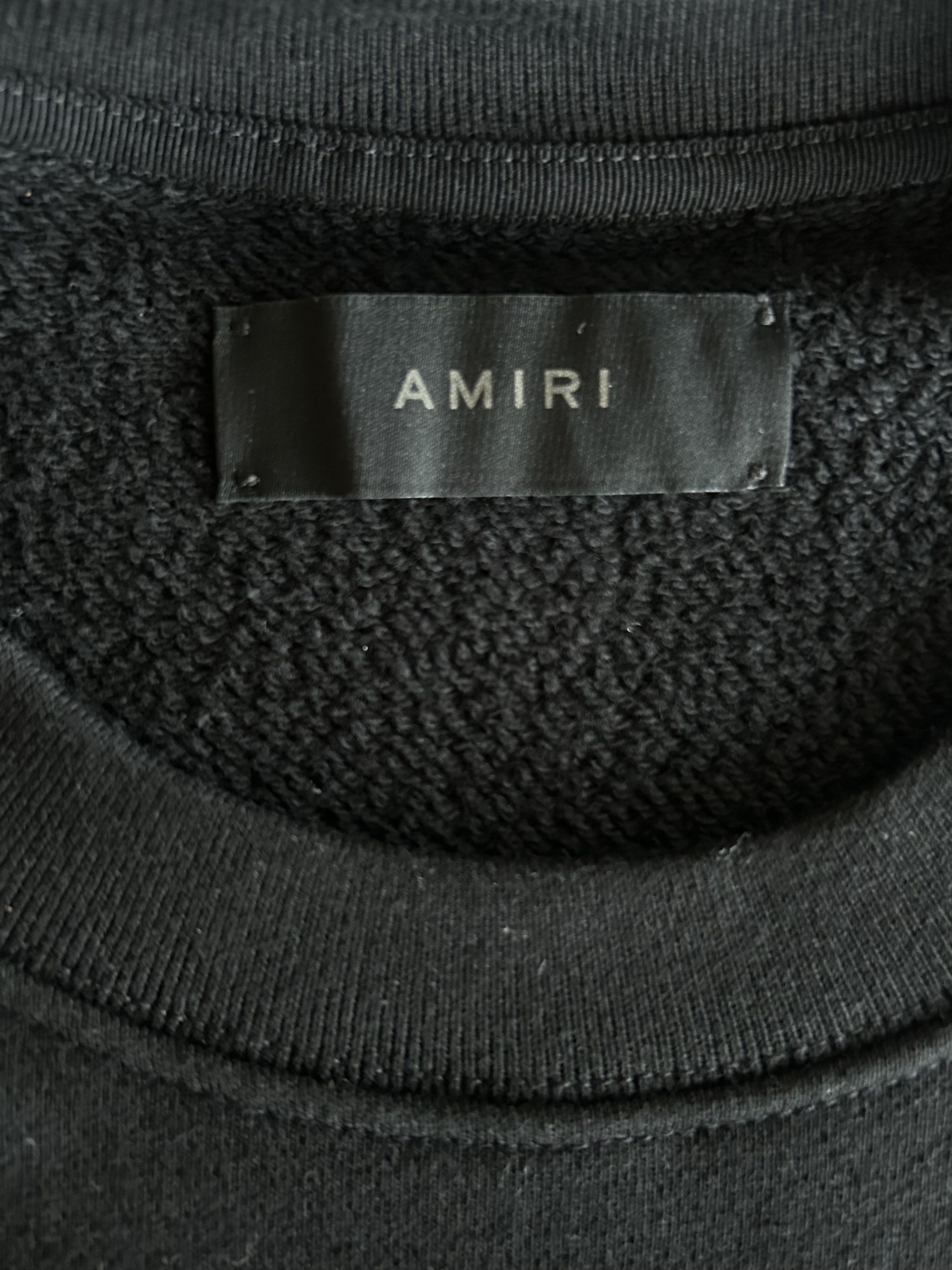 Amiri Amiri Black & White Arts District Embroidered Sweater Size US S / EU 44-46 / 1 - 3 Thumbnail