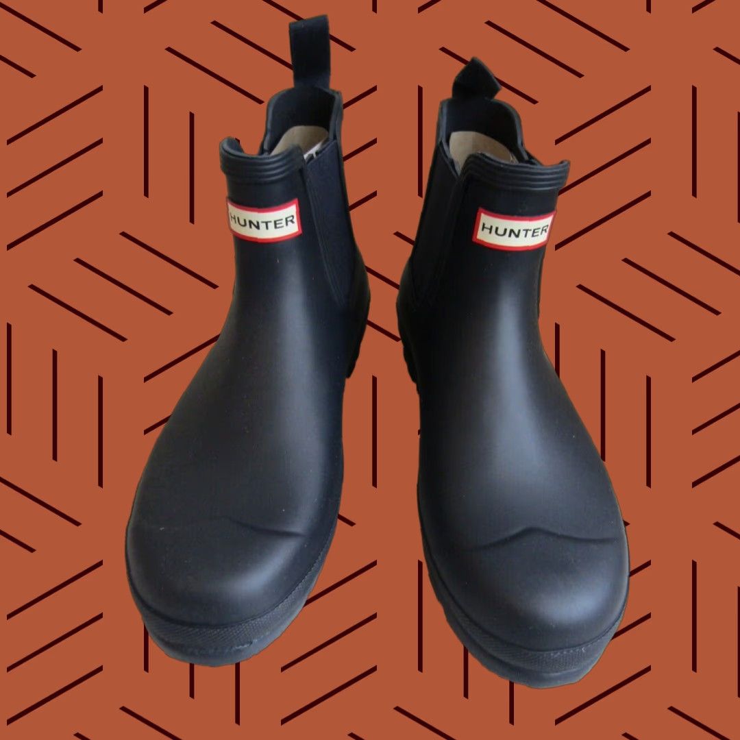 VINTAGE Hunter Men's Chelsea Rain Boot Waterproof Size 11 Navy