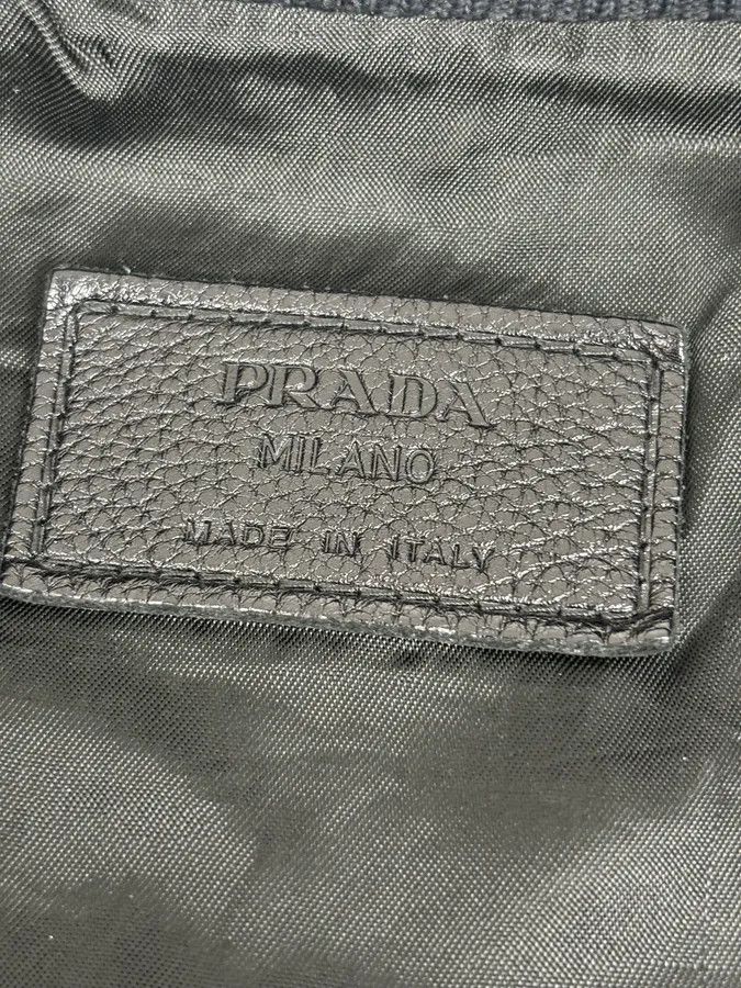 Prada AW2008 Prada Buttoned Black Leather Jacket Size US L / EU 52-54 / 3 - 9 Thumbnail