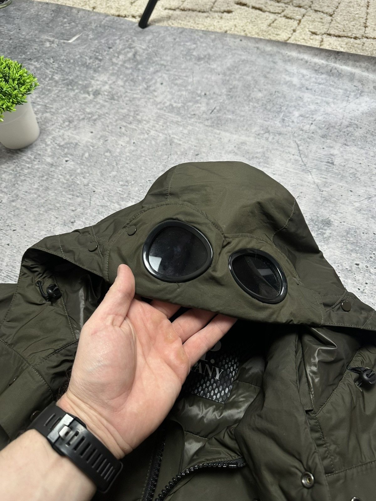 C.P. Company C.P. Company Micro-M Google Down Puffer Waterproof Jacket Size US L / EU 52-54 / 3 - 7 Thumbnail