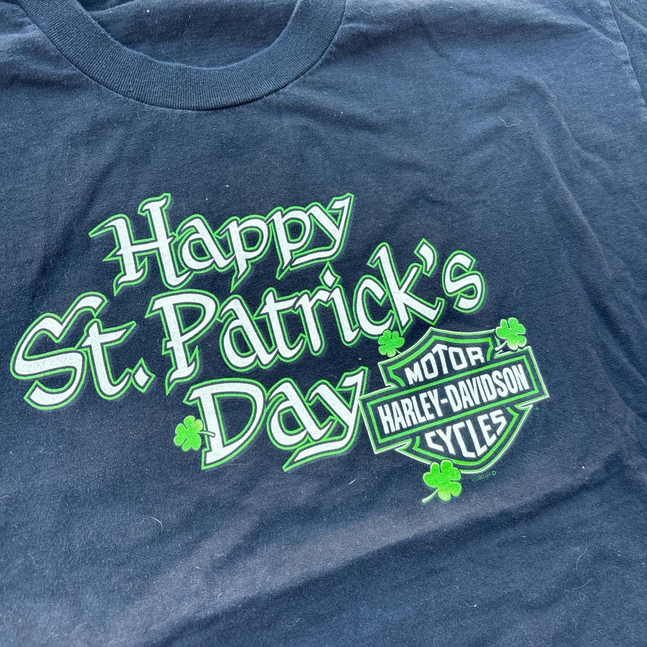 Harley Davidson HARLEY DAVIDSON SAINT PATRICKS DAY LEPRECHAUN BIKER TEE Size US XXL / EU 58 / 5 - 3 Thumbnail