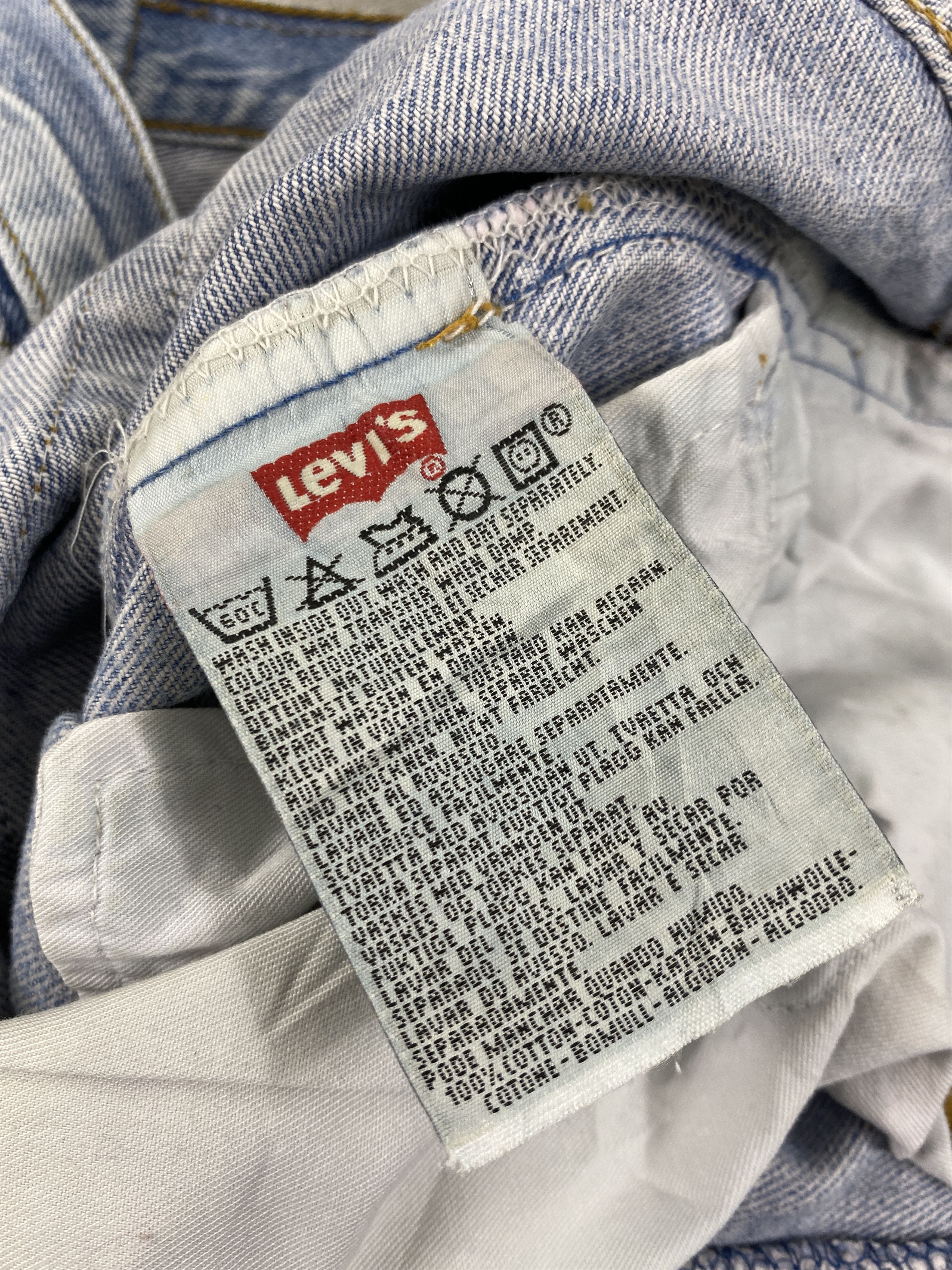 Levi's Distressed Blue Vintage Levi's 501 Jeans 31x31.5 - JN3584 Size US 31 - 9 Thumbnail