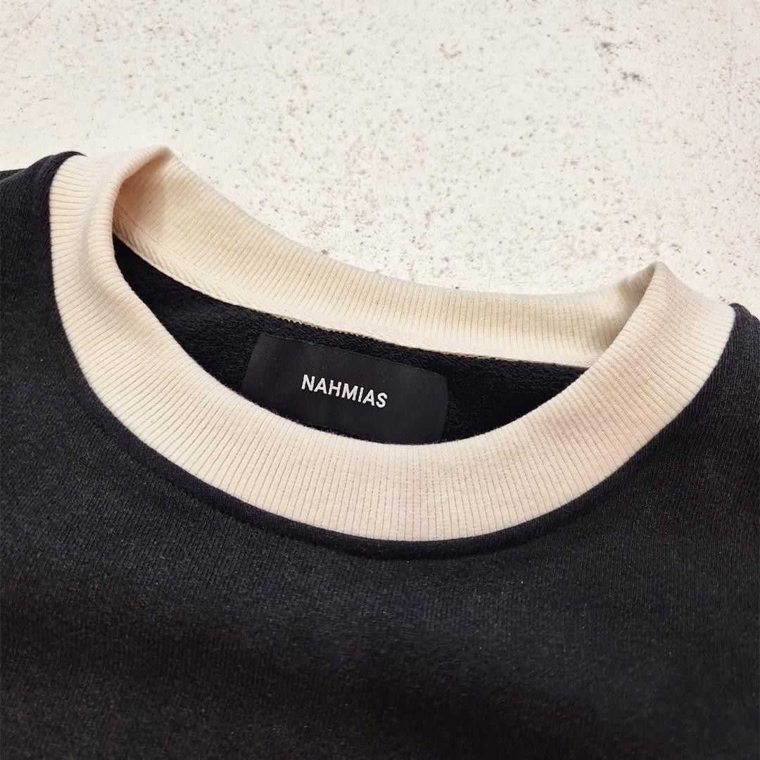 Nahmias Nahmias P.E. Crewneck Black Sweat (M) Size US M / EU 48-50 / 2 - 3 Thumbnail