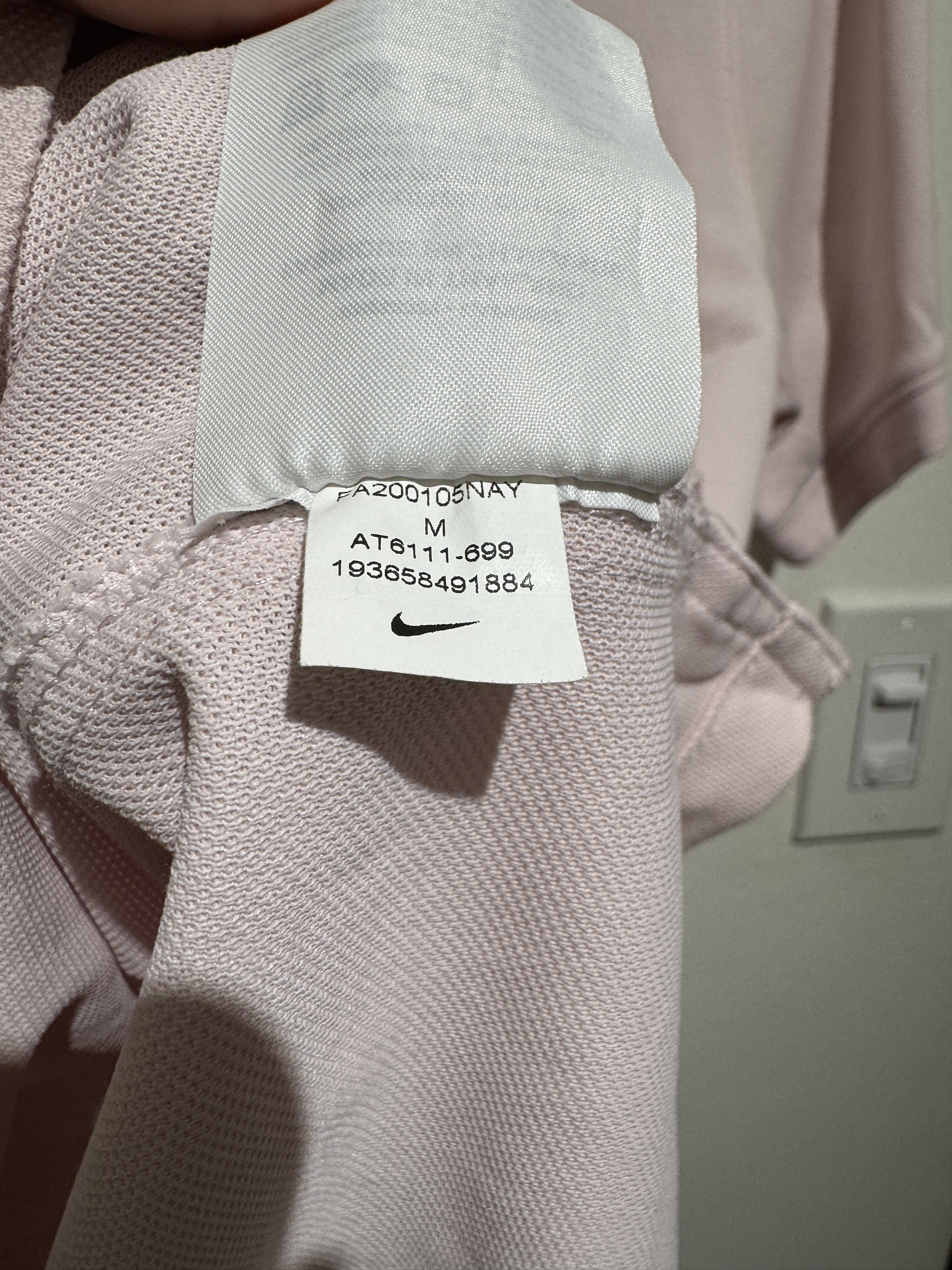Nike Nike "The Nike Polo" – Light Mauve / Stone Size US M / EU 48-50 / 2 - 6 Thumbnail