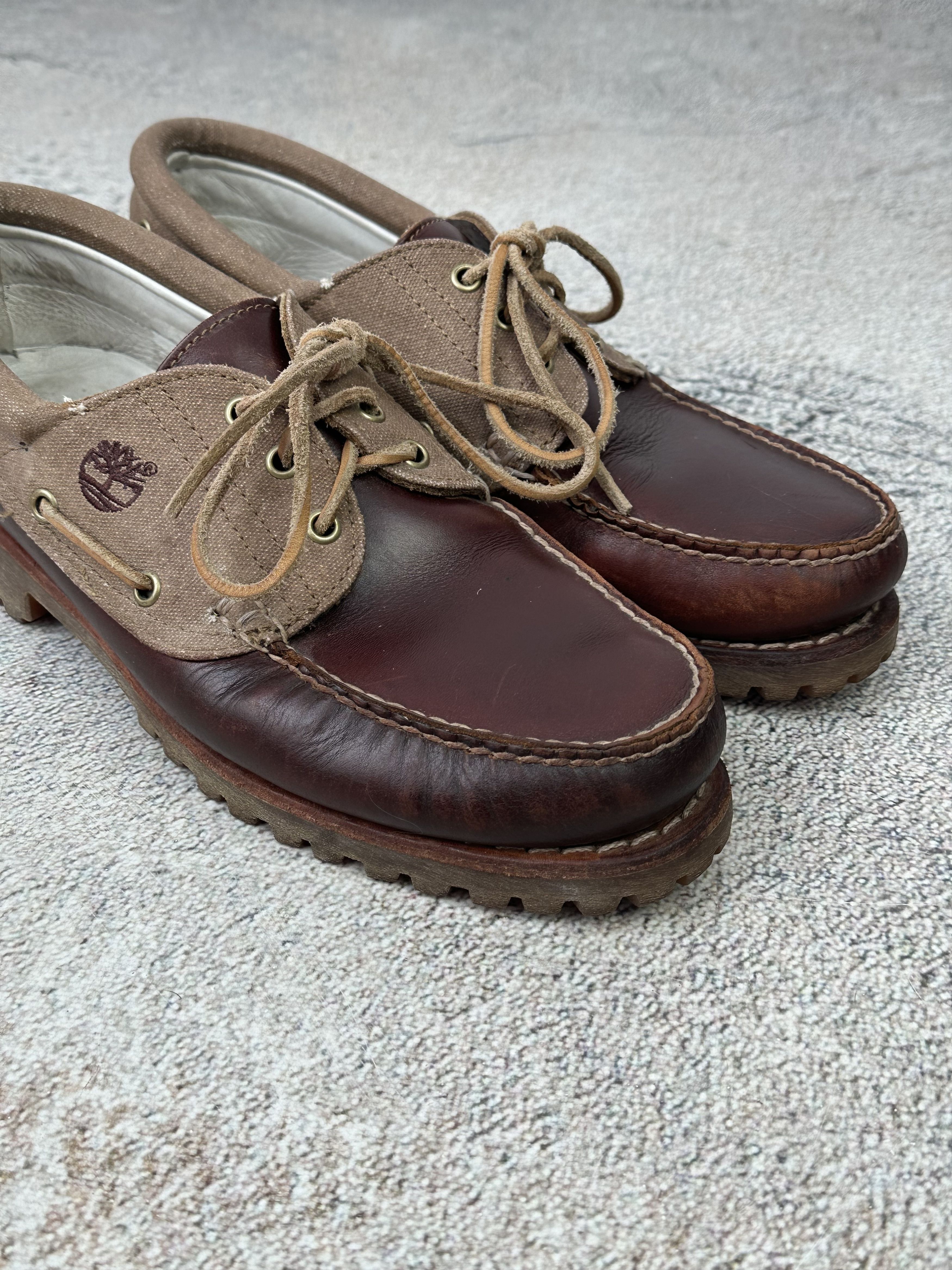 Timberland × Vintage Timberland Authentics 3 EYE Classic Leather Shoes Loafers Size US 10 / EU 43 - 4 Thumbnail