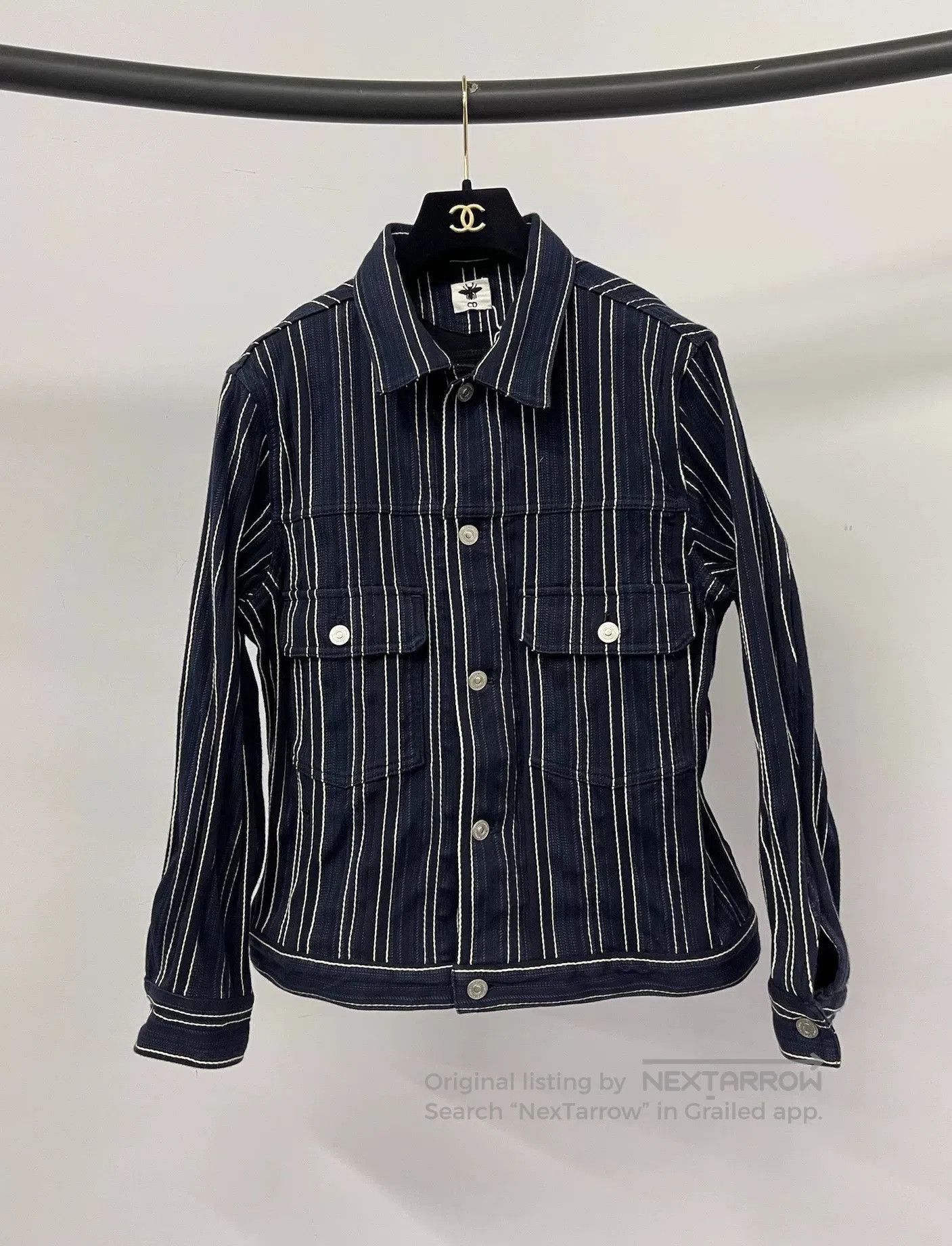 Dior dior striped denim jacket fr34 size. Size US XS / EU 42 / 0 - 1 Thumbnail