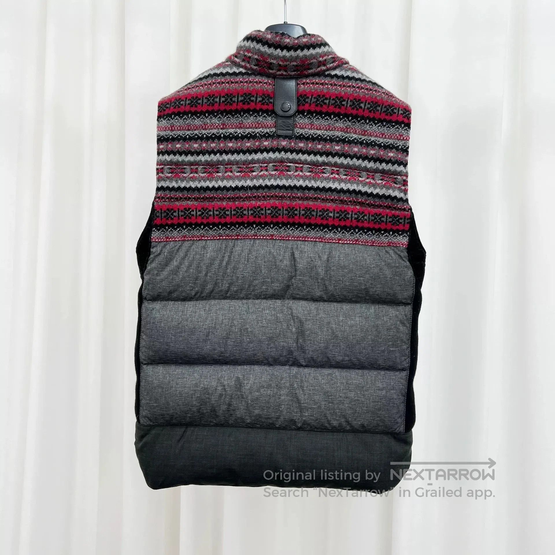 Moncler Moncler Quilted Down Vest with Striped Collar. Size US M / EU 48-50 / 2 - 2 Thumbnail