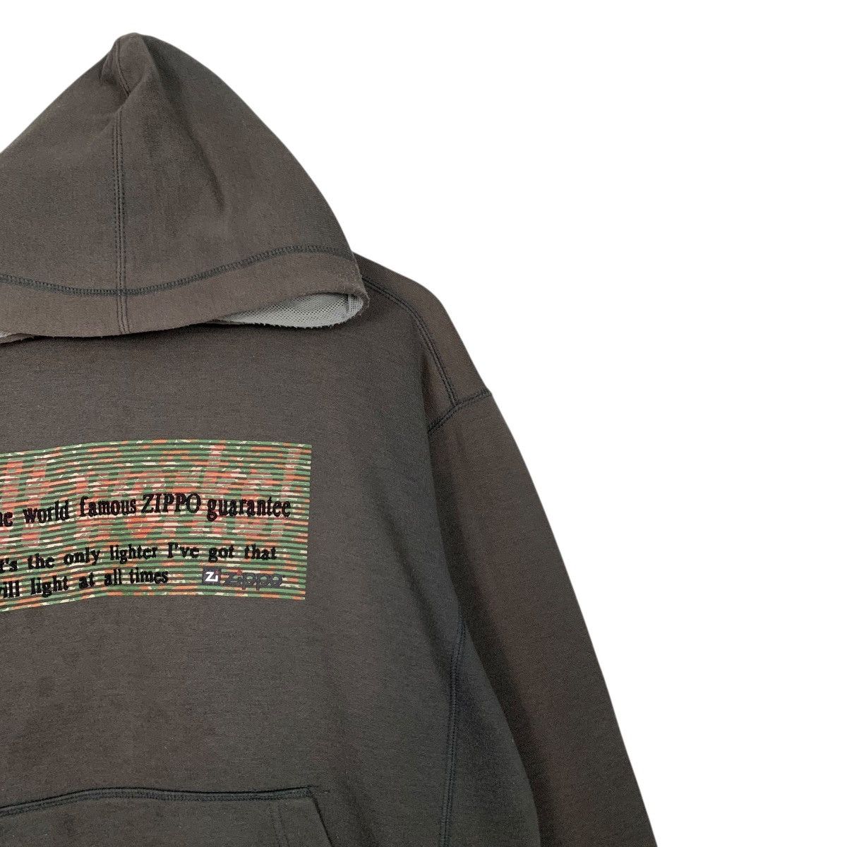 Zippo Vintage 90’s ZIPPO Pullover Hoodie Sweatshirt #3639-C166 Size US L / EU 52-54 / 3 - 4 Thumbnail