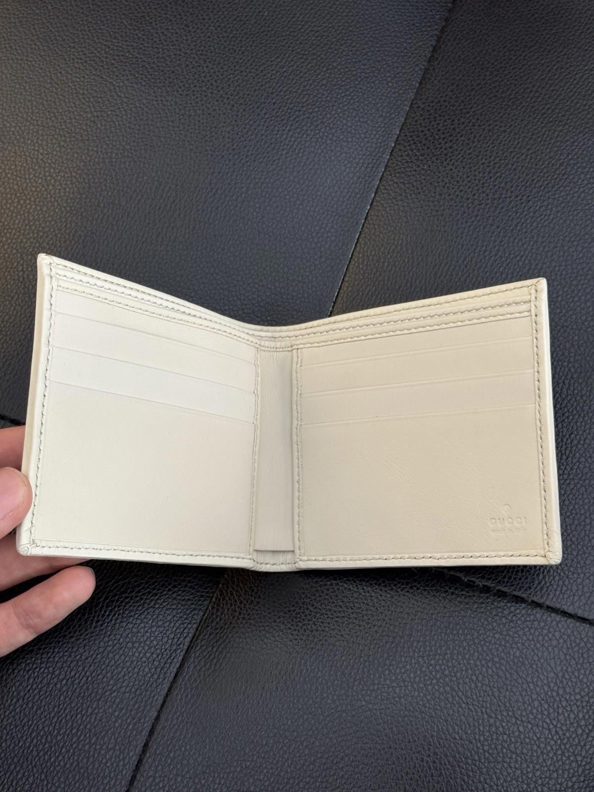 Gucci GUCCI Bifold Wallet Leather Authentic $595 Embroidered Size ONE SIZE - 8 Thumbnail