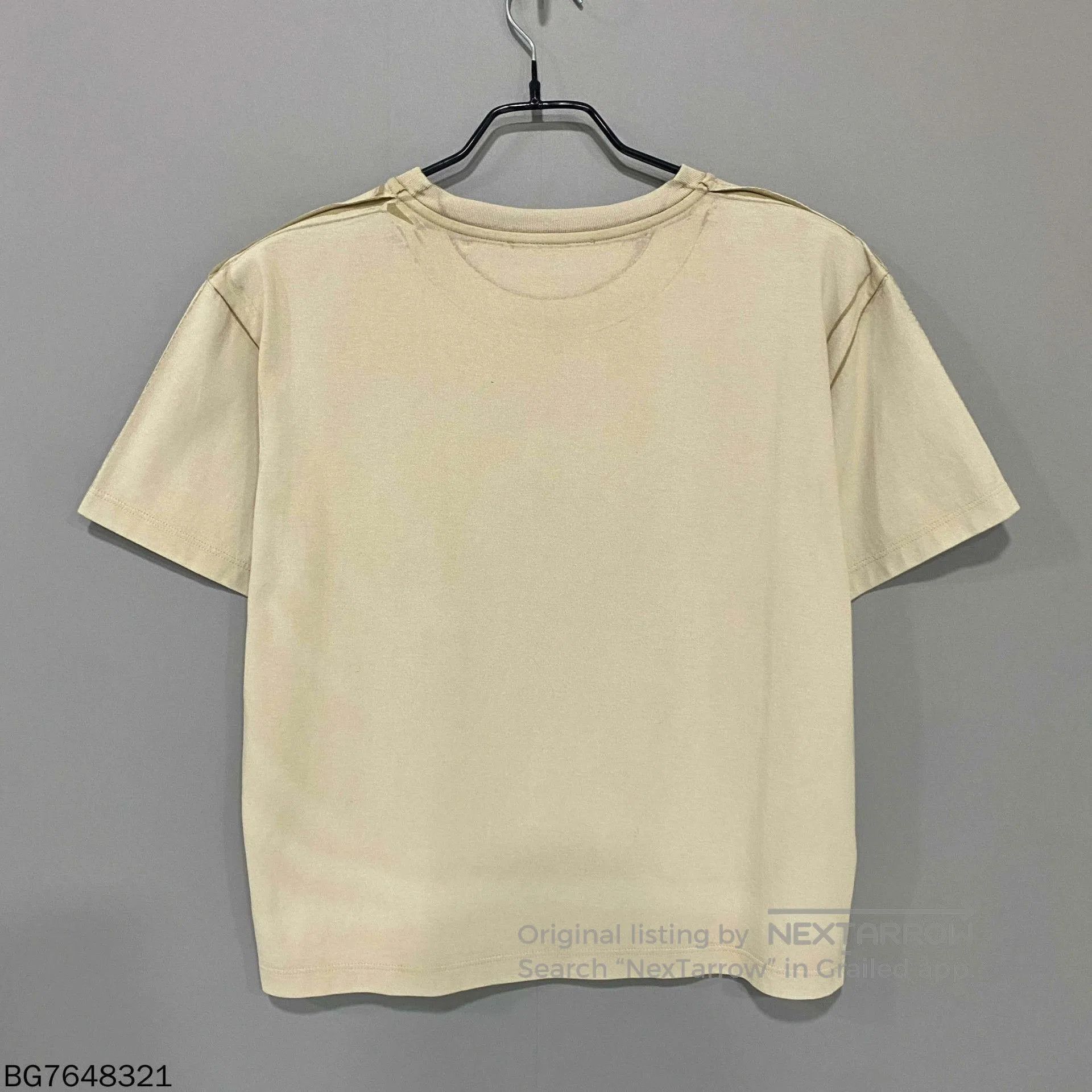 Miu Miu miu miu khaki logo printed short sleeve shirt. Size US XS / EU 42 / 0 - 3 Thumbnail