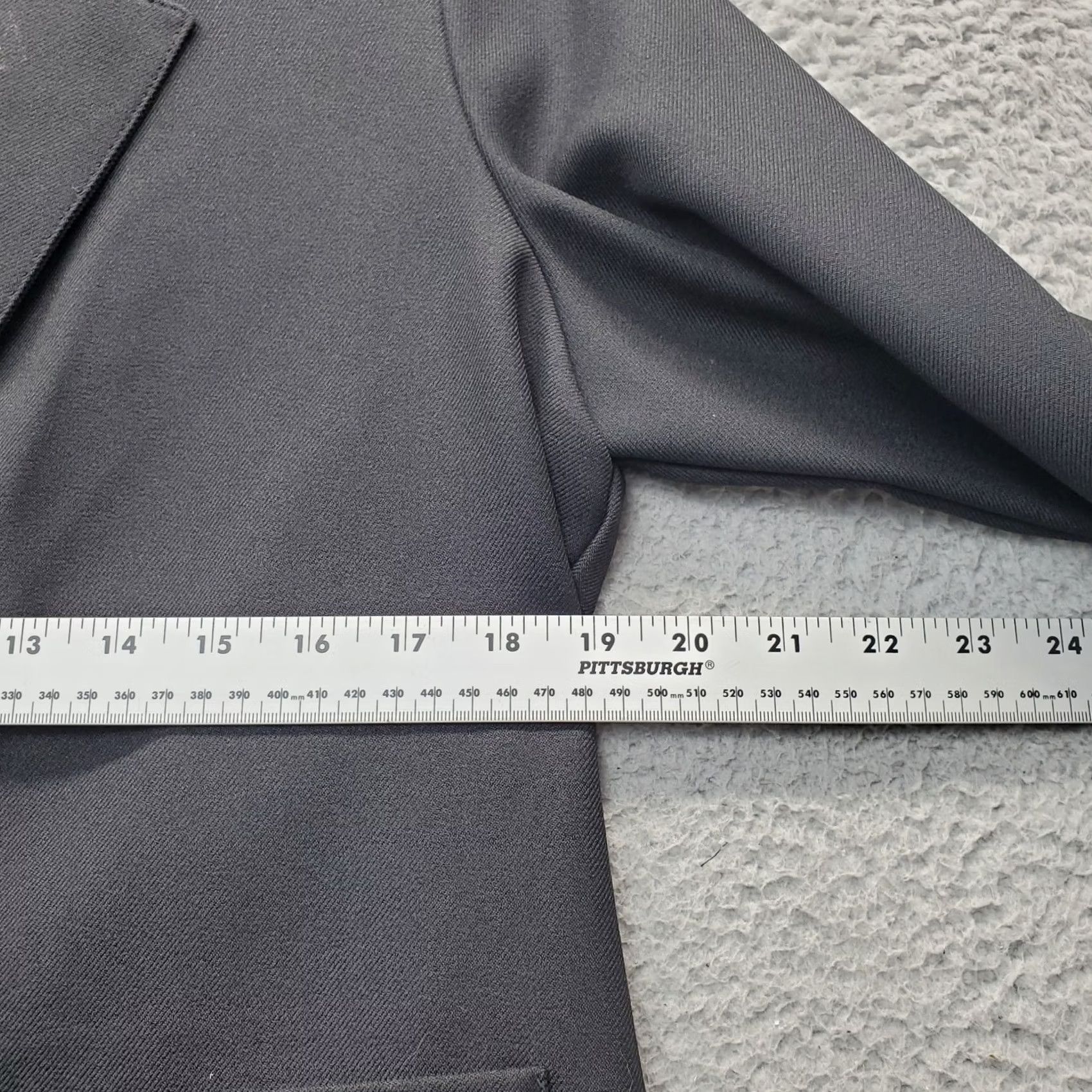 Vintage Alfred Dunner Blazer Womens Petite 12P Black Notch Lapel Single Breasted Blazer Size XL / US 12-14 / IT 48-50 - 7 Thumbnail