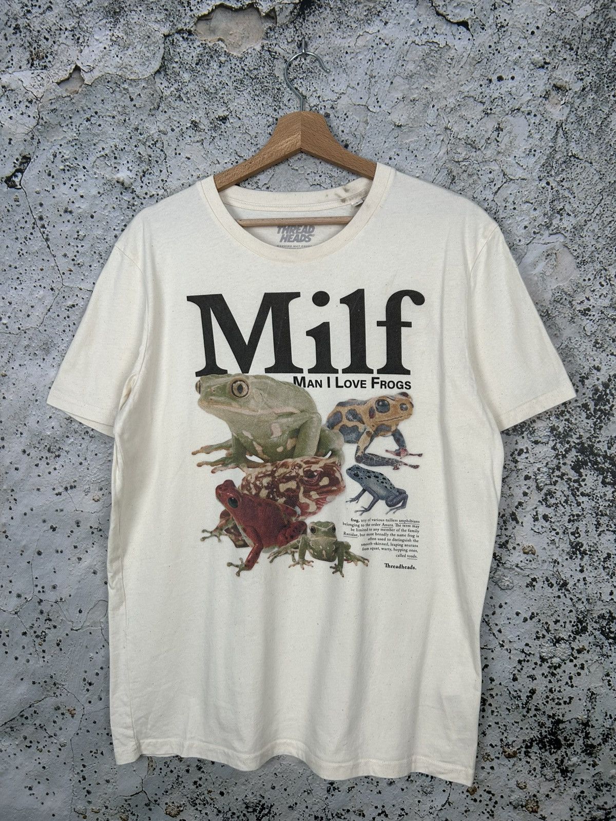 Vintage Milf Man I Love Frogs Graphic Tee Animal Streetwear Baggy Size US L / EU 52-54 / 3 - 1 Thumbnail