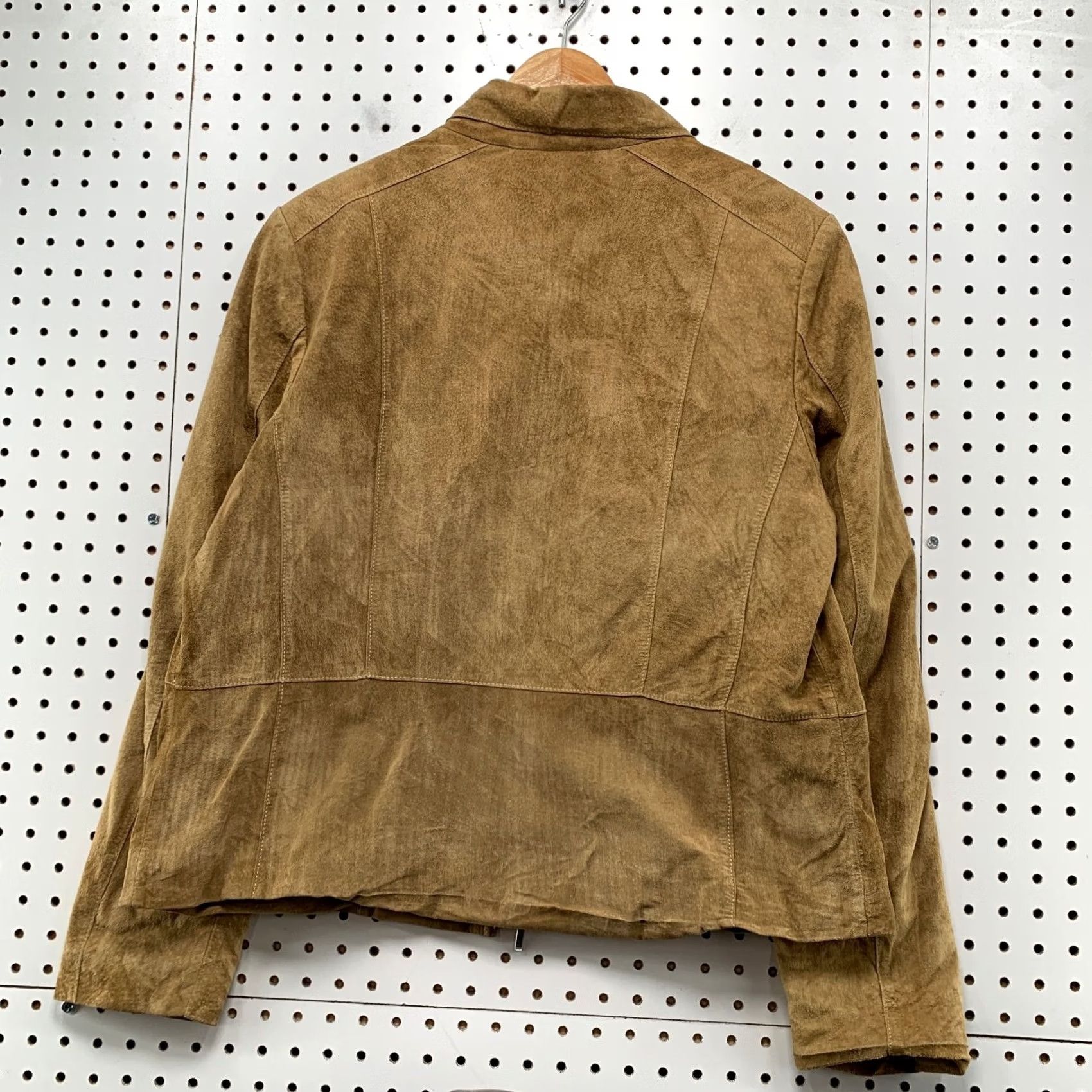 Eddie Bauer Eddie Bauer Suede Jacket Womens XL Brown Western Cowgirl Genuine Leather Bomber Jacket Size XL / US 12-14 / IT 48-50 - 2 Thumbnail