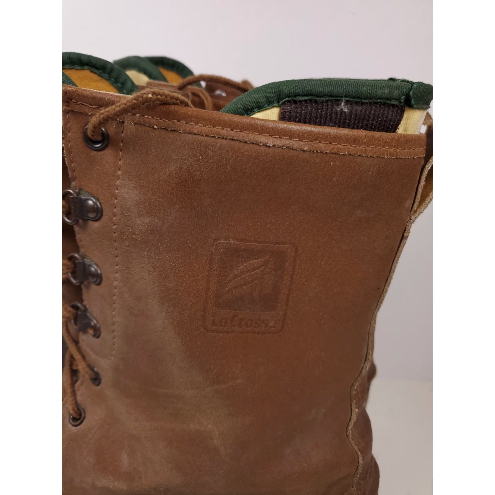 Vintage La Crosse Boots GTX VTG Duck Insulated Fiberglass Shank Brown Made USA Mens 11 Leather Snow Boot Men Size US 11 / EU 44 - 3 Thumbnail