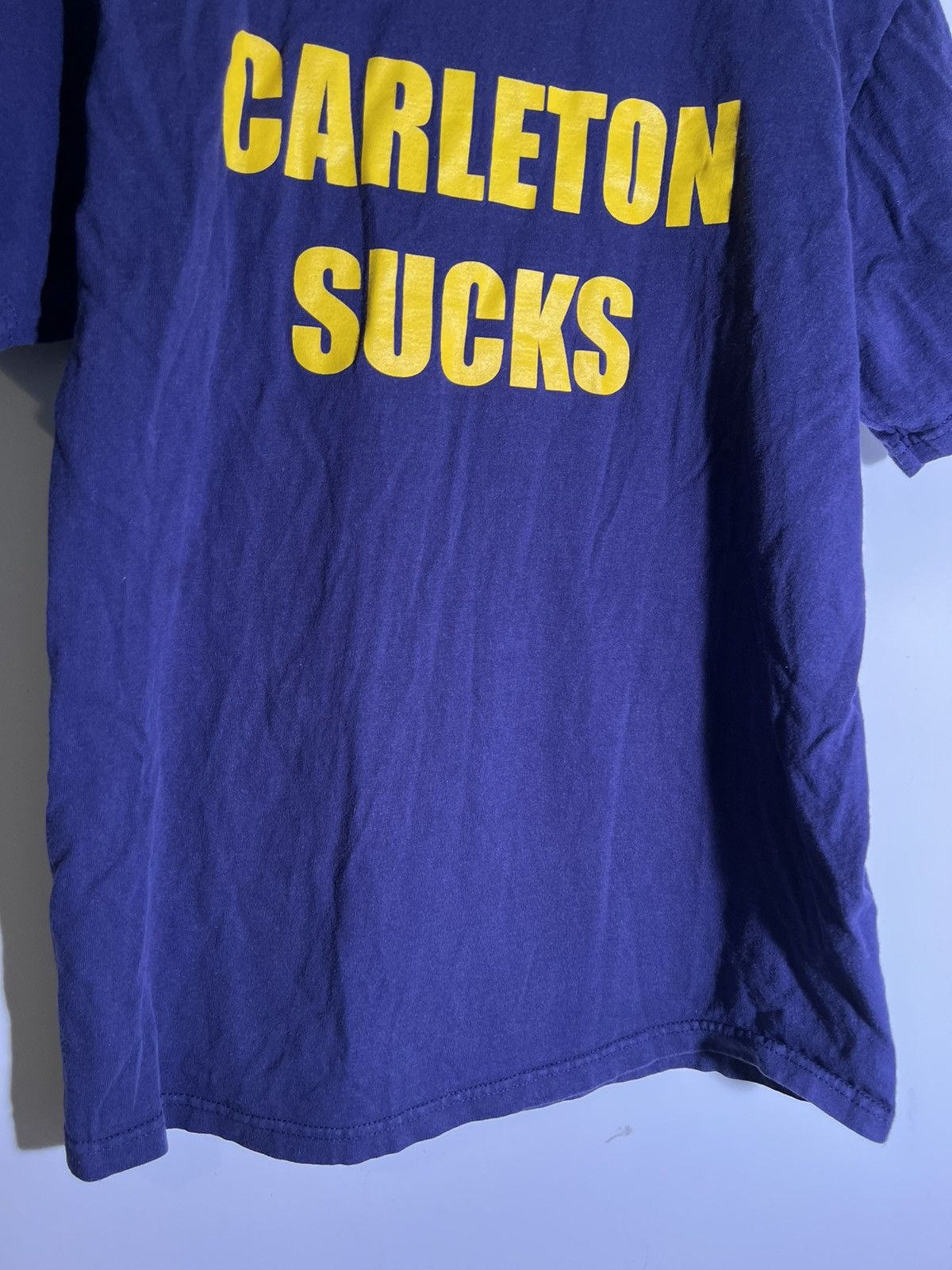Vintage 90’s 2000’sY2K Vintage Carleton Sucks Fresh Prince Retro Tee Size US M / EU 48-50 / 2 - 4 Thumbnail