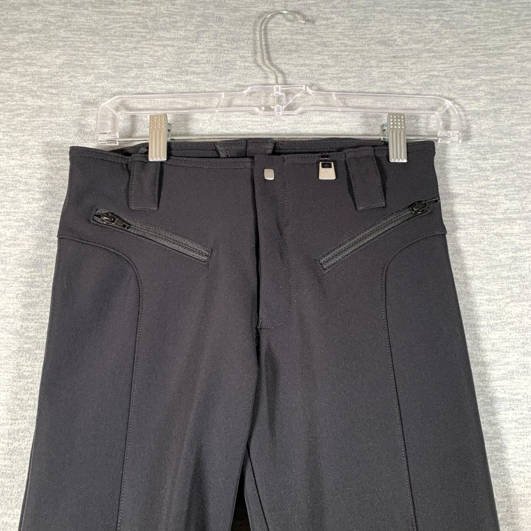 Vintage Nils Pants Womens 2 Black Softshell Snow Ski Waterproof Fleece Lined Bootcut Size 26" / US 2 / IT 38 - 4 Thumbnail