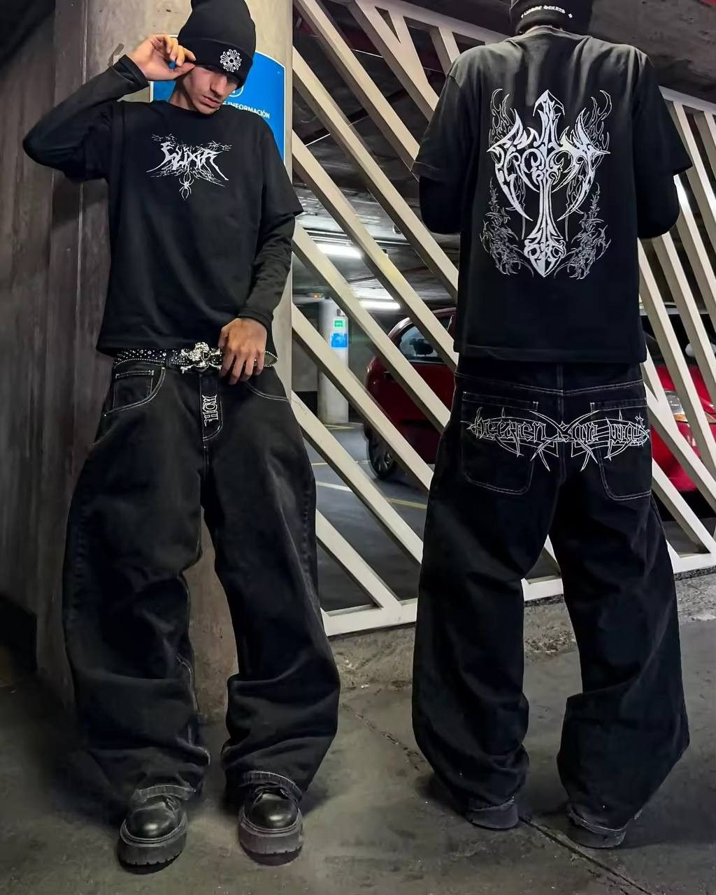 Japanese Brand × Vintage Vintage jeans are a ghetto dream Size US 36 / EU 52 - 3 Thumbnail