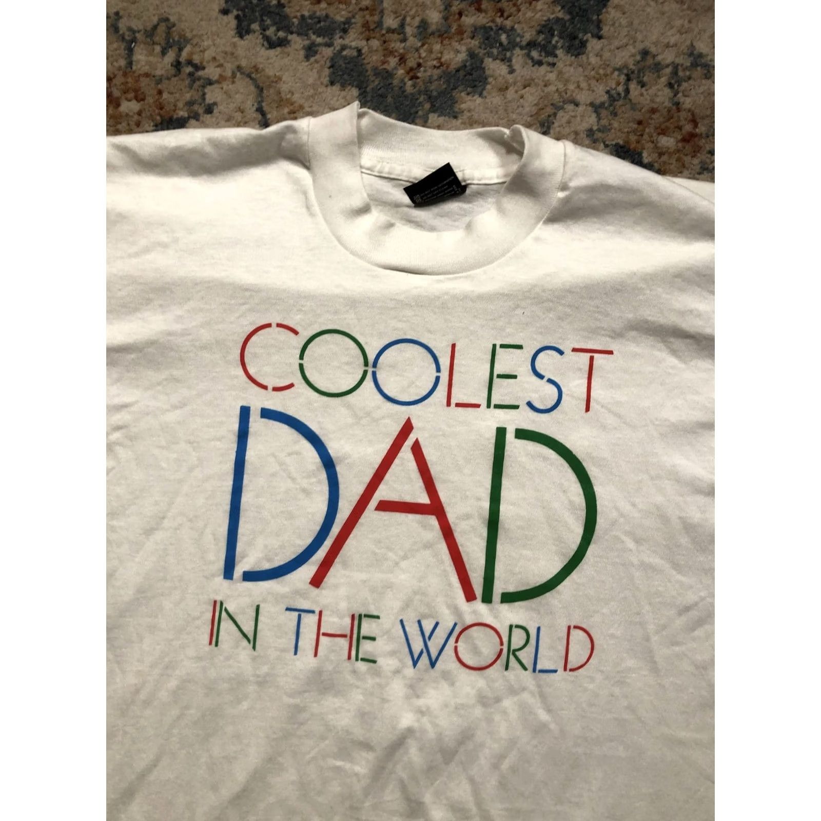 Vintage VINTAGE Screen Stars Best Shirt Mens XL White Graphic Print Dad 90s USA Crew Neck Short Sleeve T-Shirt Size US XL / EU 56 / 4 - 6 Thumbnail