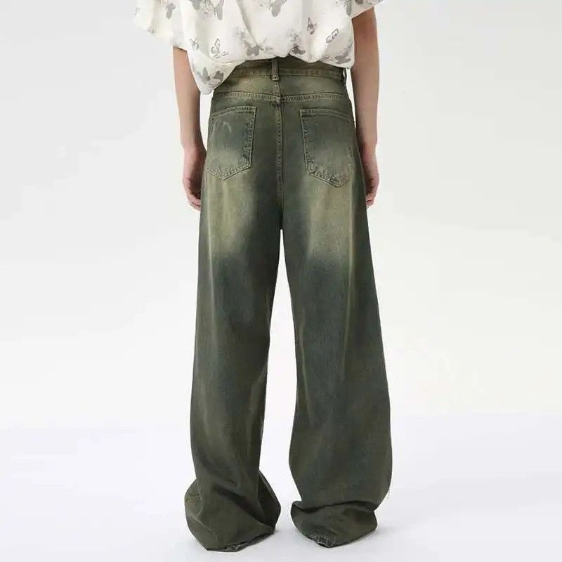 Jean Streetwear Fashion Loose Straight Denim Size US 32 / EU 48 - 4 Thumbnail