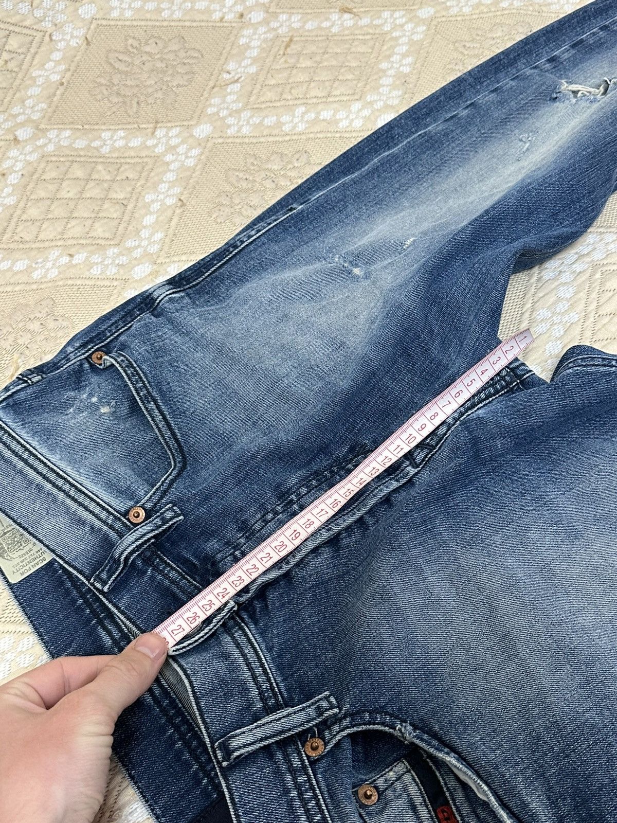 Diesel 🔥 Diesel Tepphar Slim Carrot Skinny Denim Pants Jeans Y2K Size US 31 - 8 Thumbnail