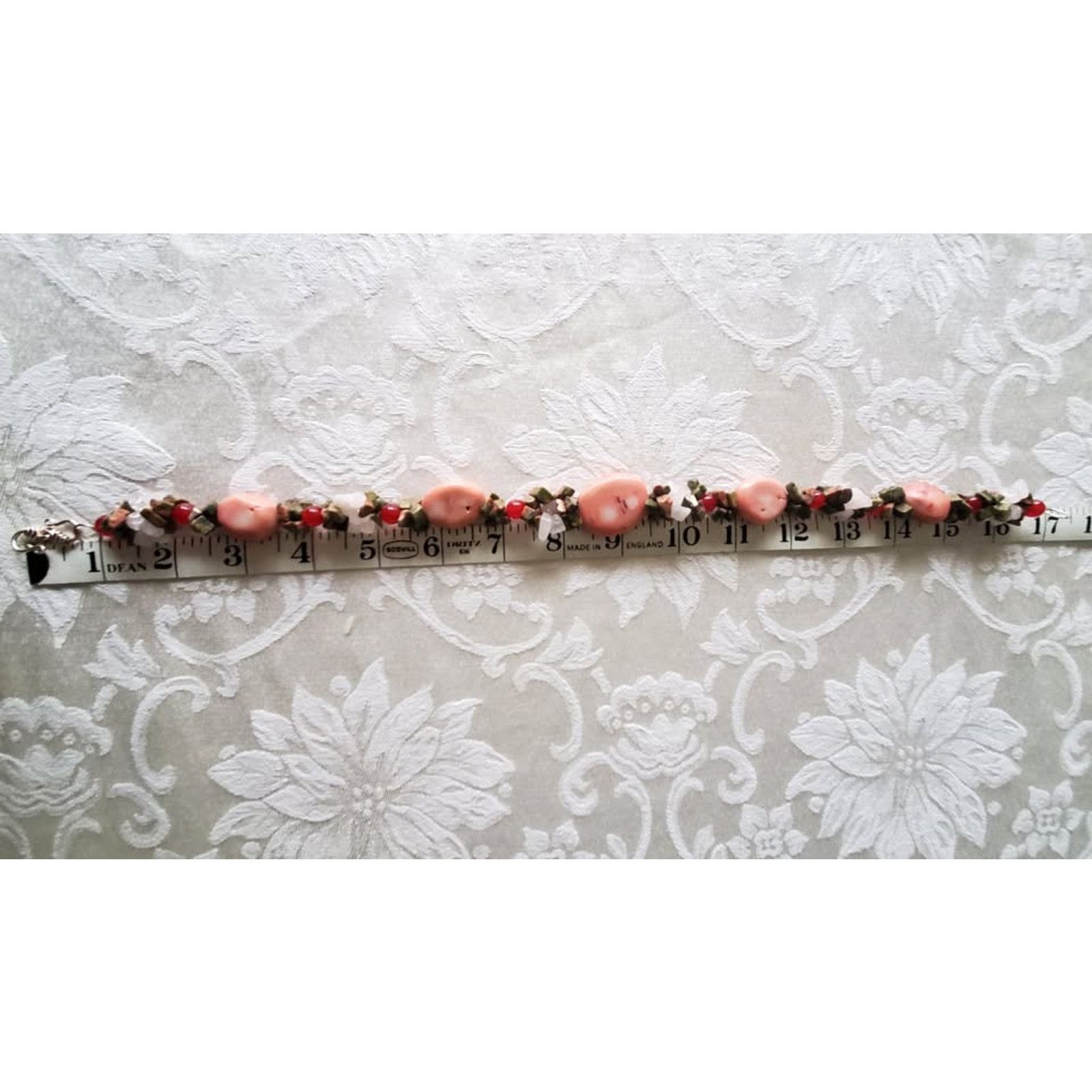 Other Pink Agate and Natural Stone Chunky Necklace Size ONE SIZE - 4 Thumbnail