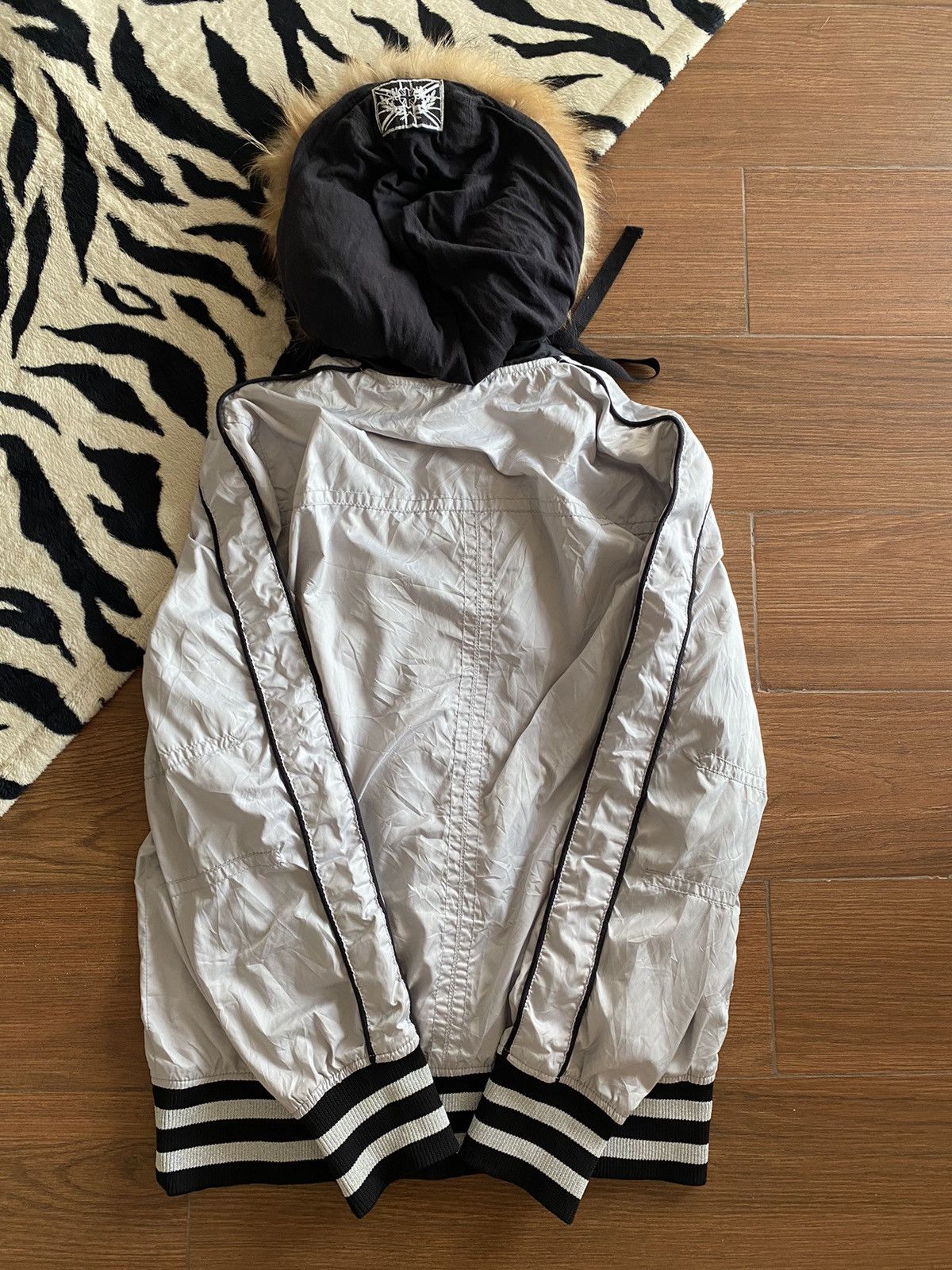 If Six Was Nine × Japanese Brand × KMRii Crux Fur Hoodie Poem Japanese Brand Size US M / EU 48-50 / 2 - 8 Thumbnail