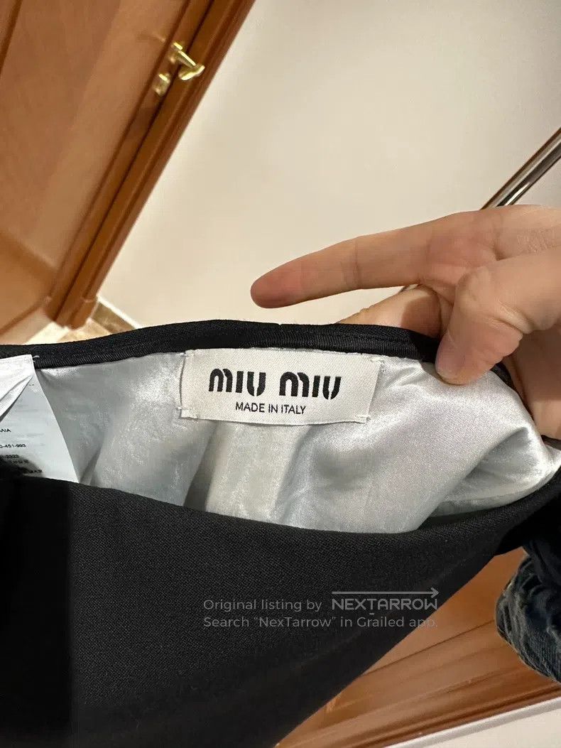 Miu Miu Miu Miu 38 overskirt Size 37" - 8 Thumbnail