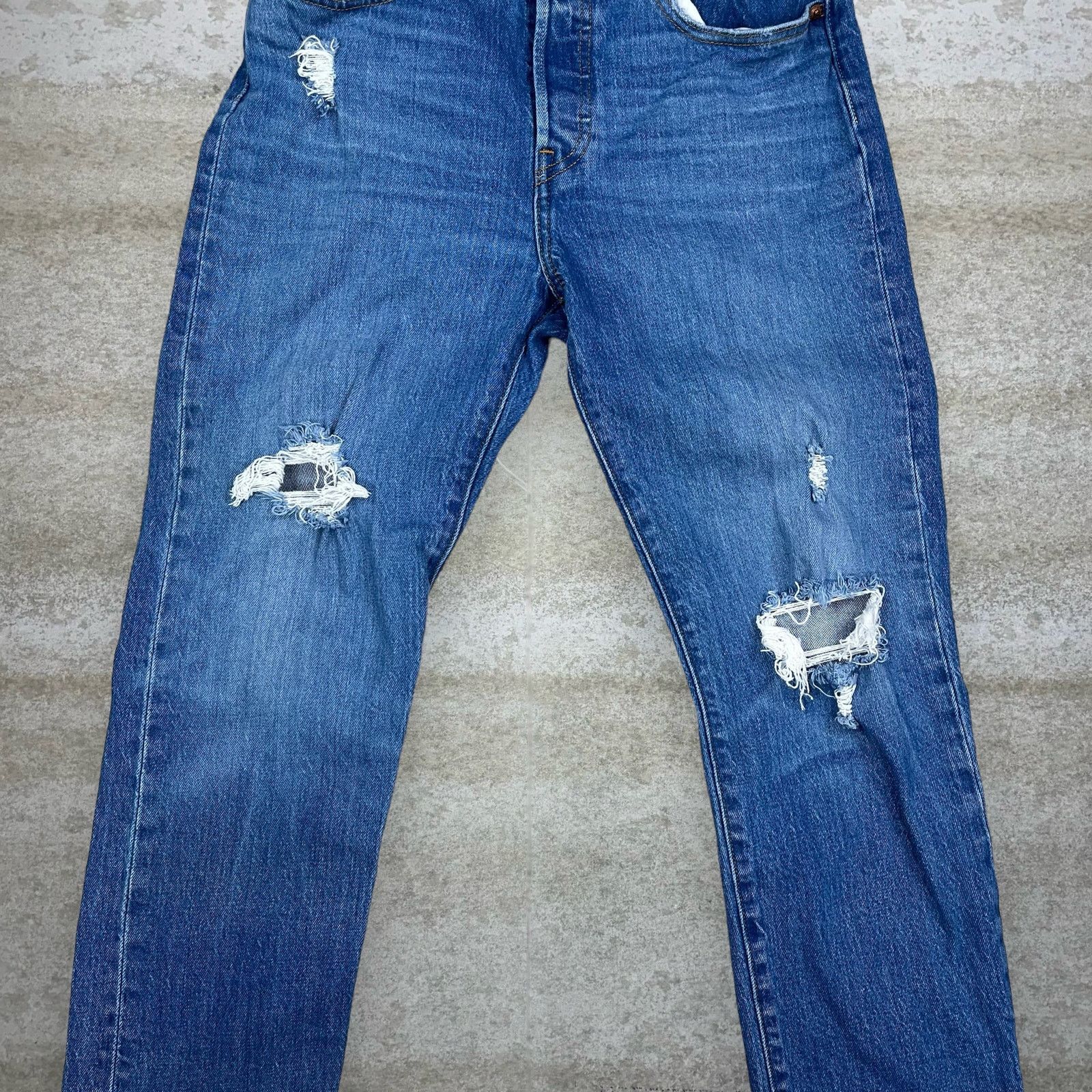 Levi's Vintage Y2K Levis 501 Jeans 27x26 Regular Straight Leg Fit Size 27" / US 4 / IT 40 - 6 Thumbnail