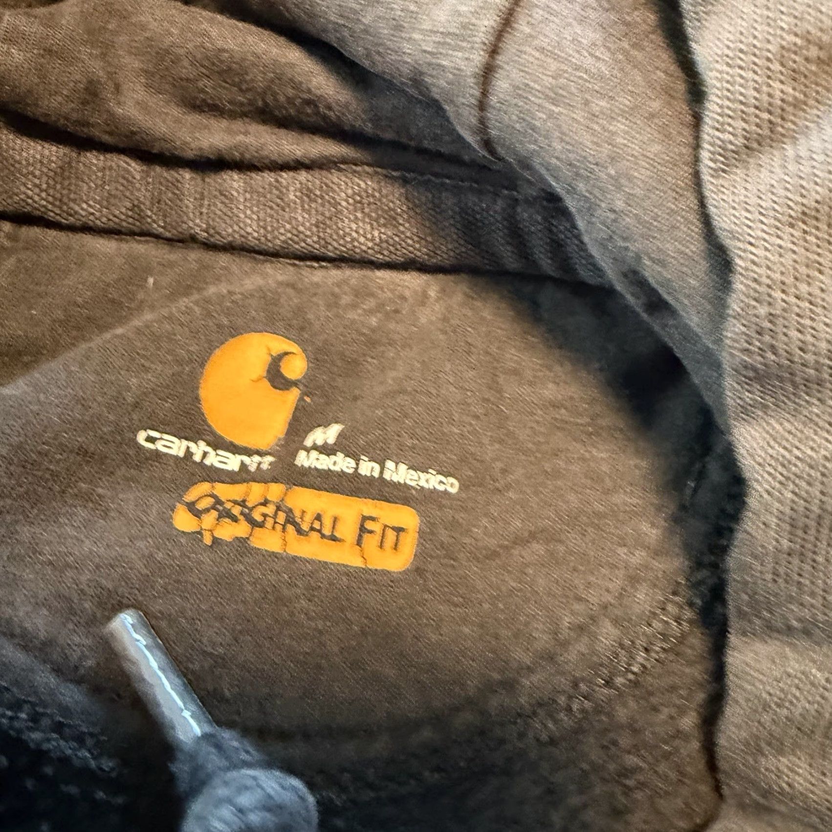 Carhartt Carhartt Hoodie Mens Medium Black Original Fit Rain Defender Pullover Faded Dark Rain Defender Logo Hooded Sweatshirt Casual Outdoor Men’s Size US M / EU 48-50 / 2 - 5 Thumbnail