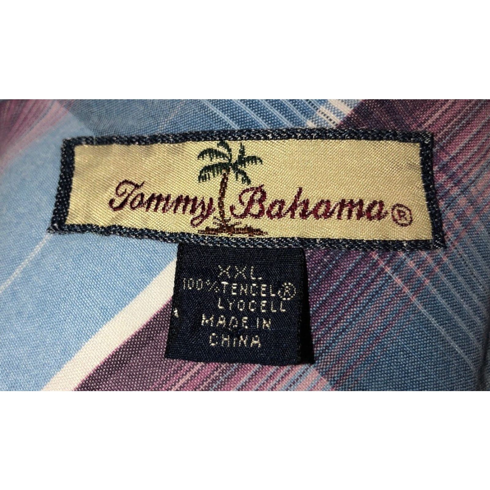 Tommy Bahama Tommy Bahama Mens Button Front Short Sleeve Shirt XXL Multicolor Plaid Checkered Pattern Size US XXL / EU 58 / 5 - 6 Thumbnail