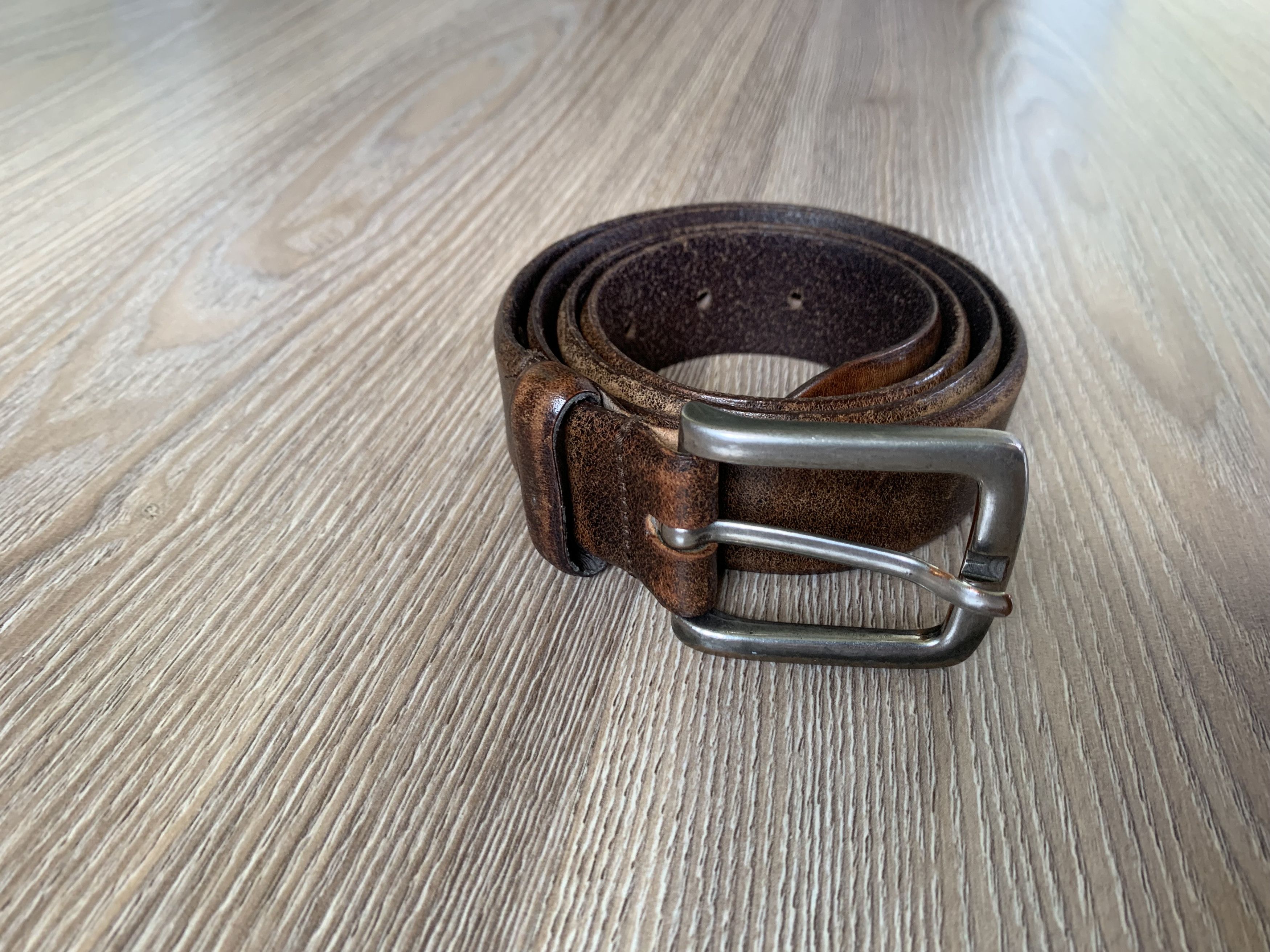 Marlboro Classics × Vintage Marlboro Classics Vintage Black Leather Belt Size ONE SIZE - 2 Thumbnail