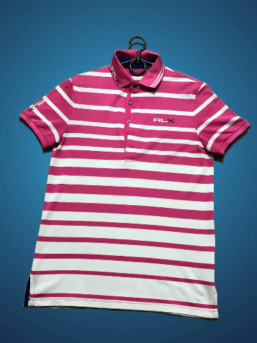 Polo Ralph Lauren Vintage Polo RLX Ralph Lauren Polo Pink Print Striped Size US M / EU 48-50 / 2 - 1 Thumbnail