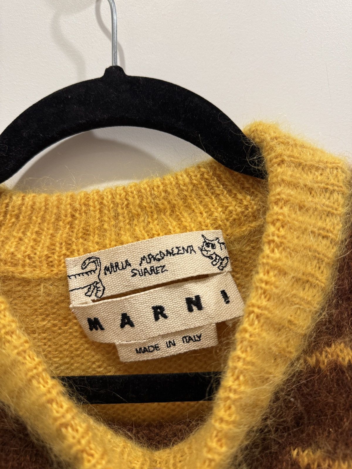 Marni Marni Yellow Maria Magdalena Suarez Tiger Stripes Sweater Size US M / EU 48-50 / 2 - 3 Thumbnail