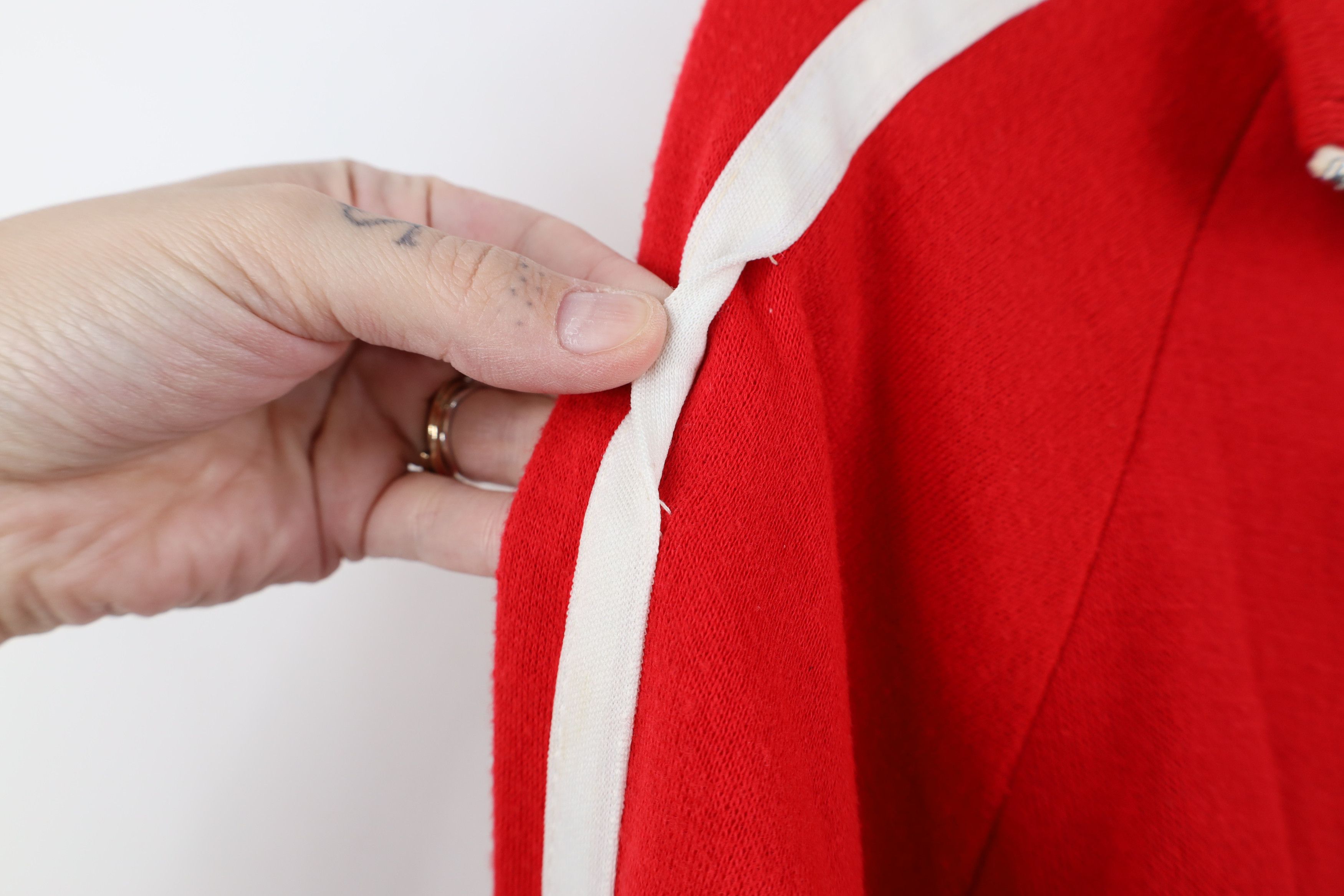Vintage Vintage 60s Streetwear Striped Knit Warm Up Track Jacket USA Size US XL / EU 56 / 4 - 7 Thumbnail