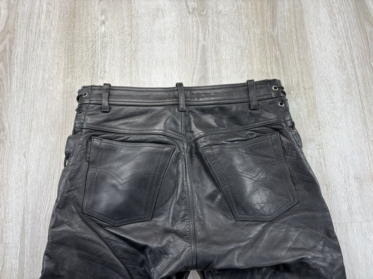 Designer × Leather Mens western leather pants cowboys TSCHUL Size 31 Size US 31 - 8 Thumbnail