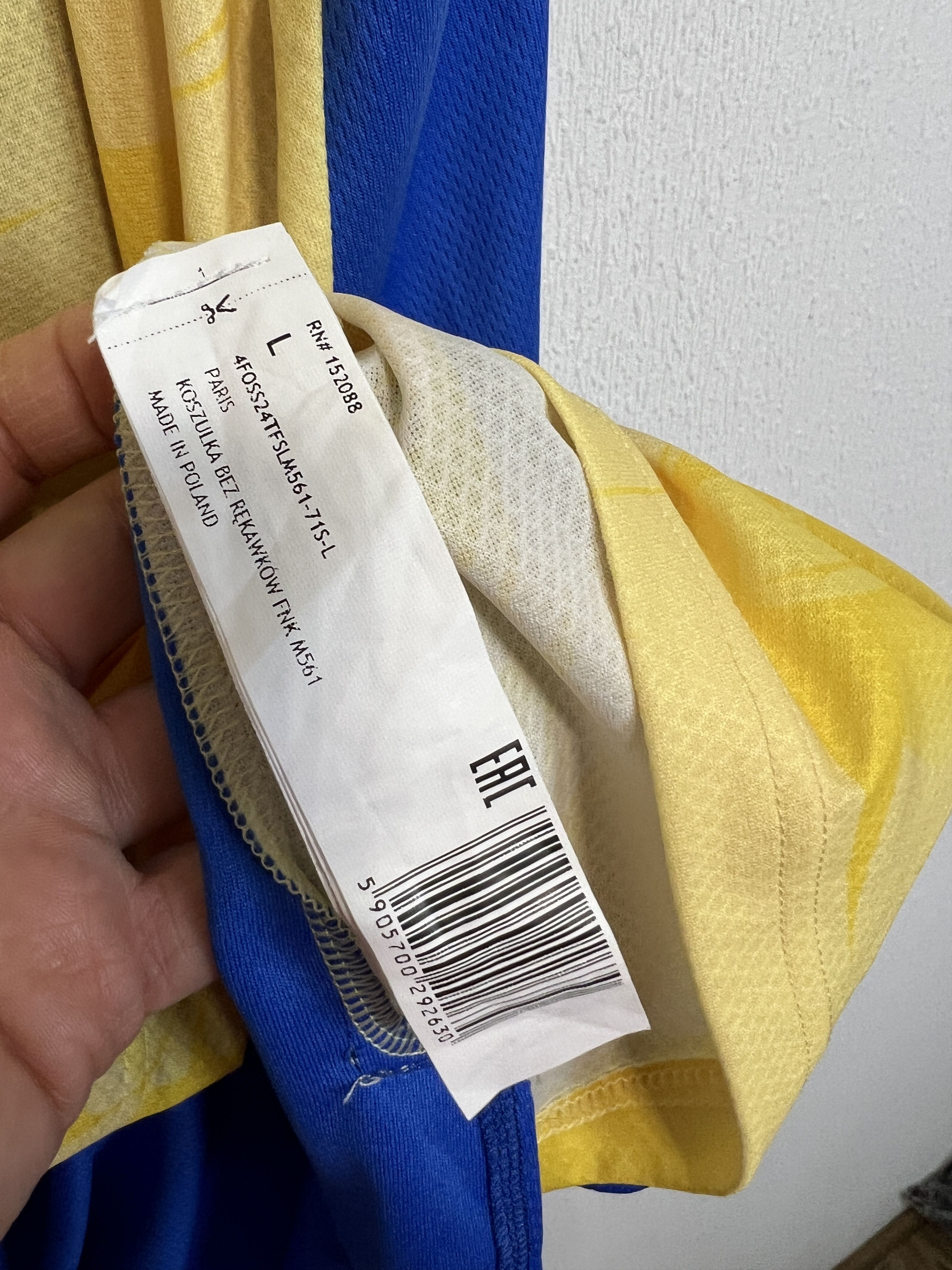 Vintage 4F Ukraine Olympics Train Vest Shirt Sport Jersey Trikot Size US L / EU 52-54 / 3 - 7 Thumbnail