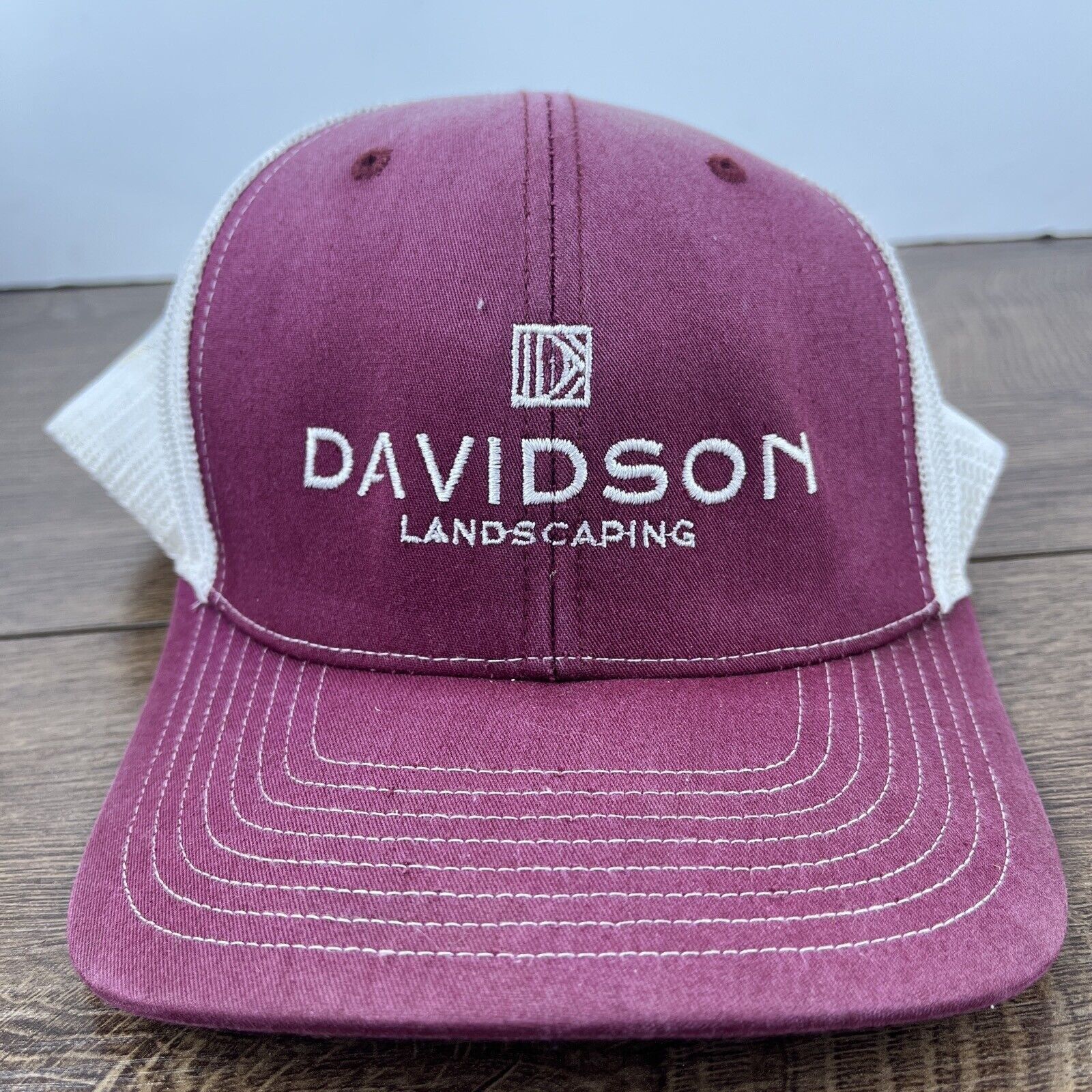 Other Davidson Landscaping Hat Davidson Red Hat Adjustable Adult S Size ONE SIZE - 1 Thumbnail