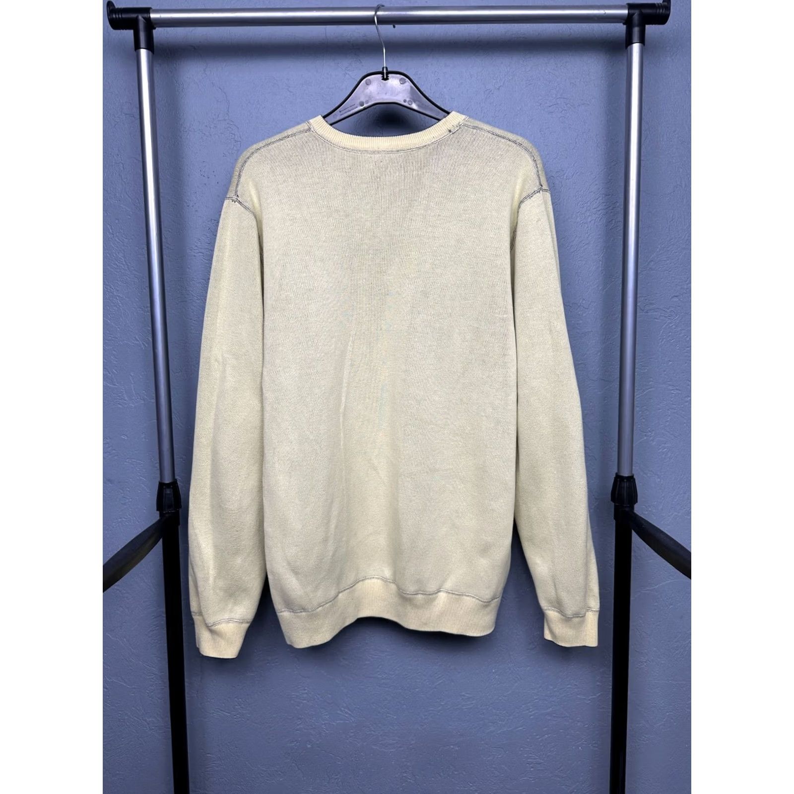 Lacoste Lacoste Vintage Reversible Sweatshirt Mens XL Blue Cotton Logo Sweatshirt Vintage Yes Clothing Pullover Crew Neck Size US XL / EU 56 / 4 - 8 Thumbnail
