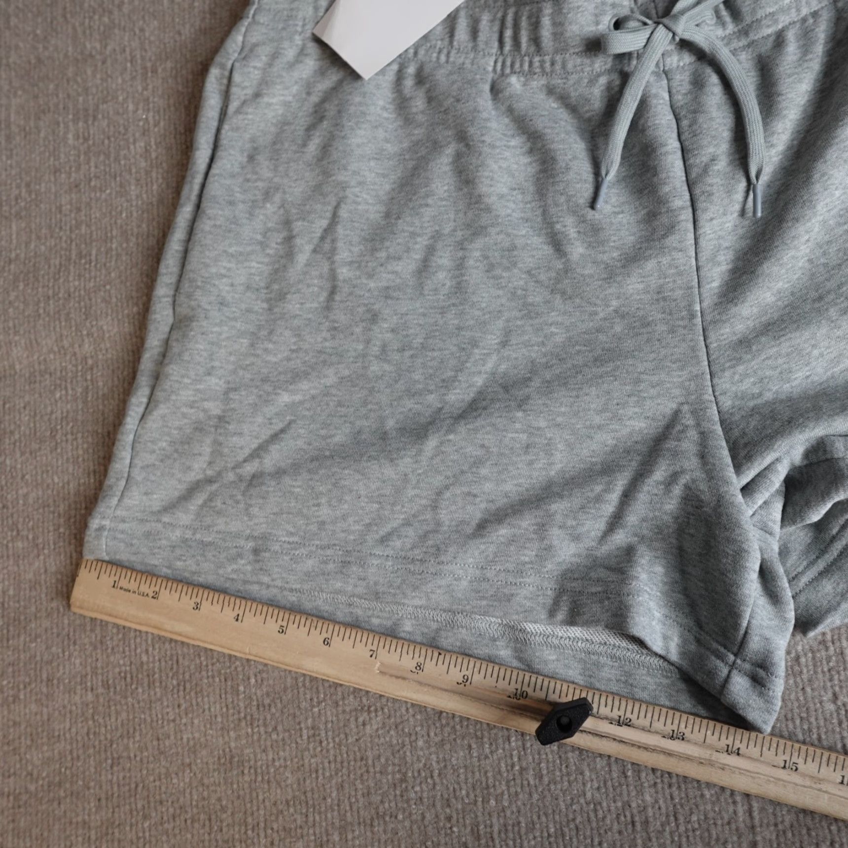 Nike Nike Womens Shorts XL Gray Air Drawstring Jersey CJ3924-063 Club Fleece NEW Size XL / US 12-14 / IT 48-50 - 6 Thumbnail
