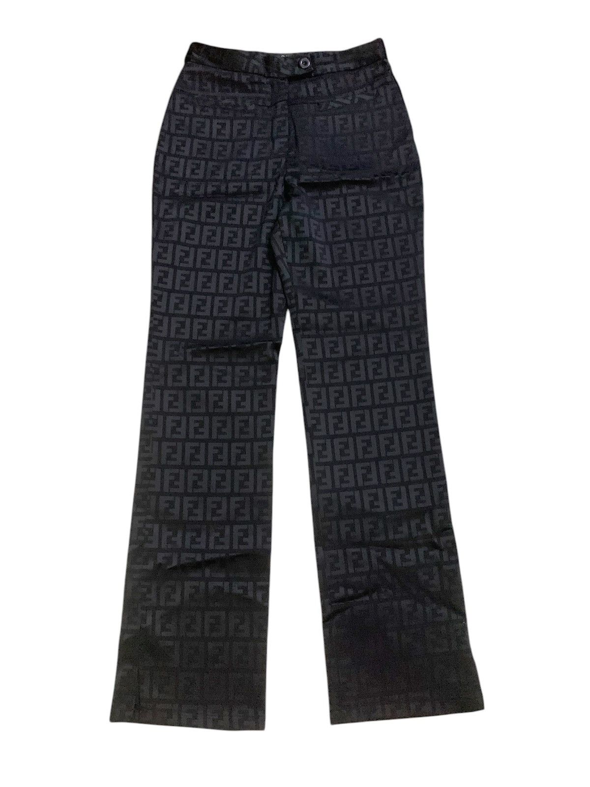Designer × Japanese Brand Vtg Japanese Brand Mount Fashion Monogram Black Pant Size 27" / US 4 / IT 40 - 1 Thumbnail