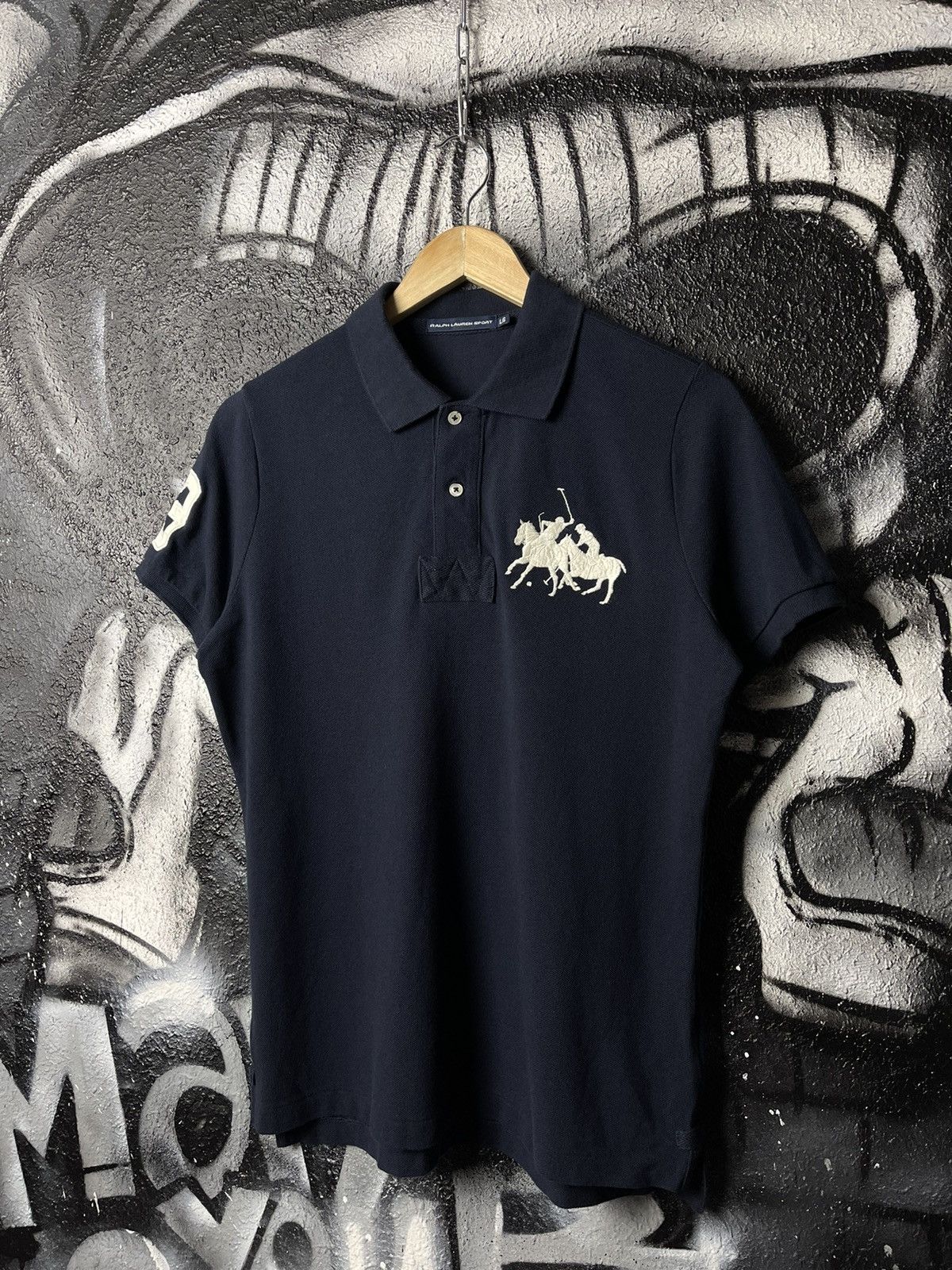 Polo Ralph Lauren Ralph Lauren Sport Big Pony Number 3 Polo T-Shirt Women’s L Size L / US 10 / IT 46 - 1 Thumbnail