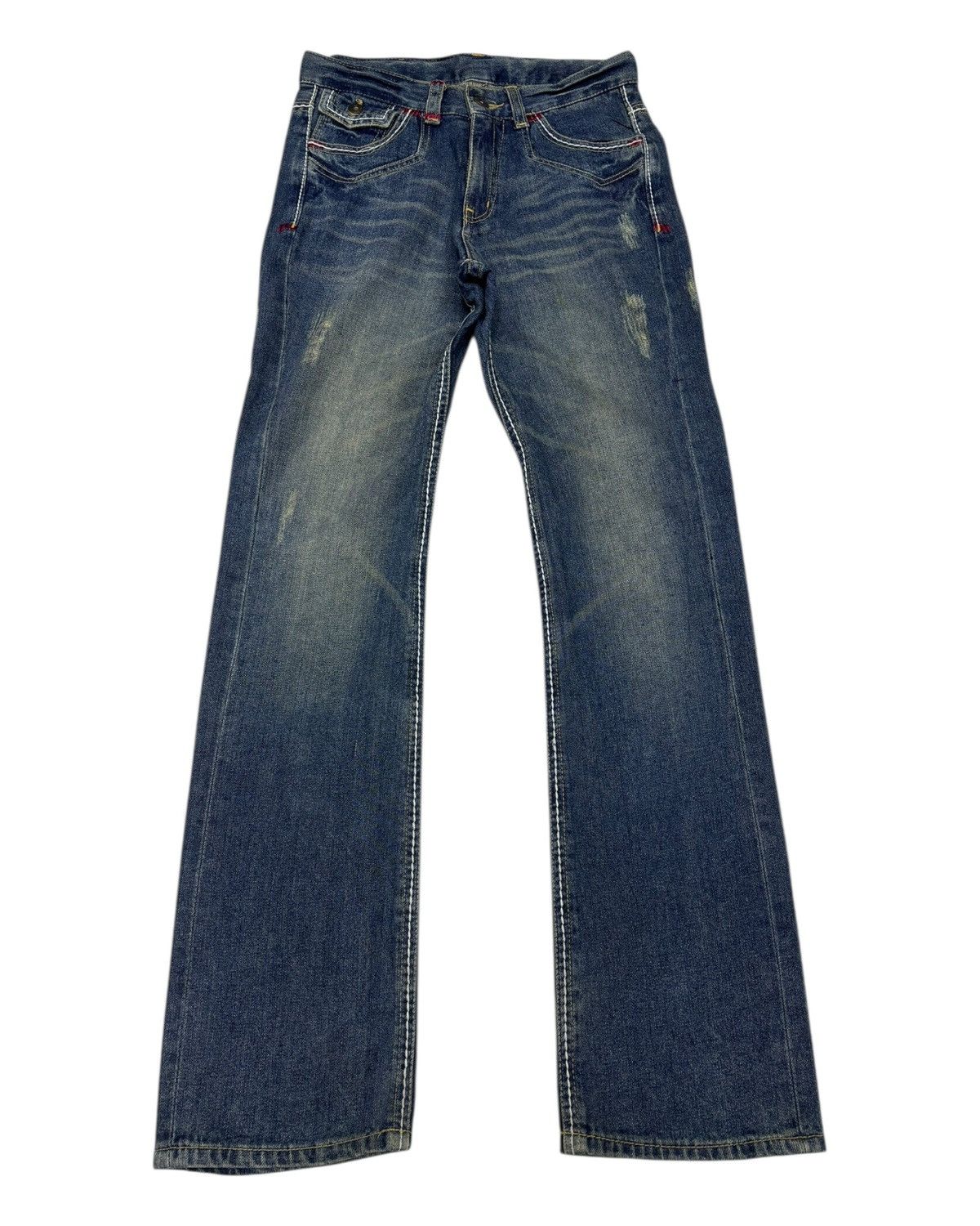 Kapital Authentic Jeans Big Stitch Bootcut Kapital Style Distressed Size US 29 - 1 Thumbnail