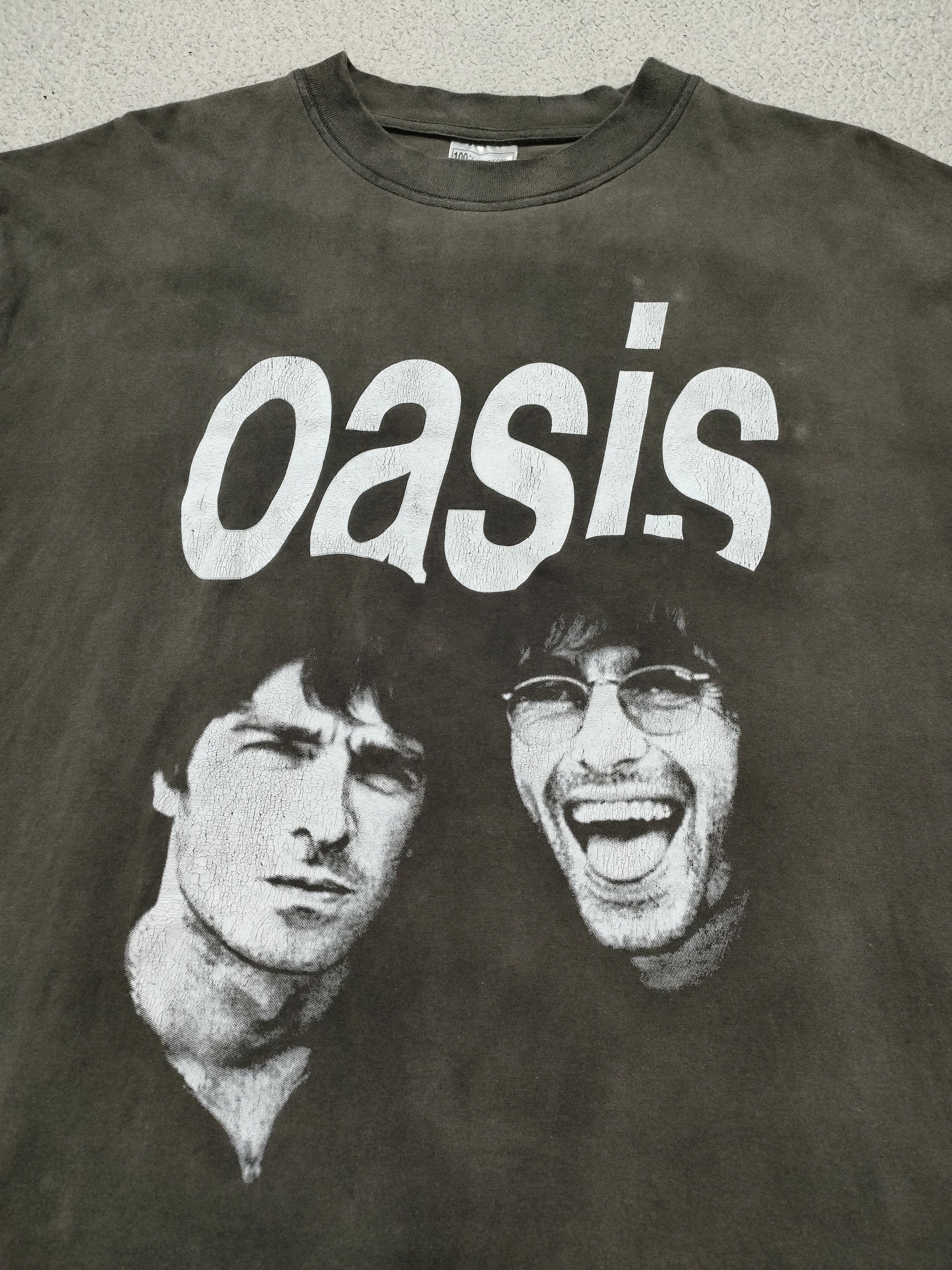 Band Tees 90s OASIS ROCK N ROLL STAR Long Sleeve EU Vintage Tee Size US XL / EU 56 / 4 - 7 Thumbnail